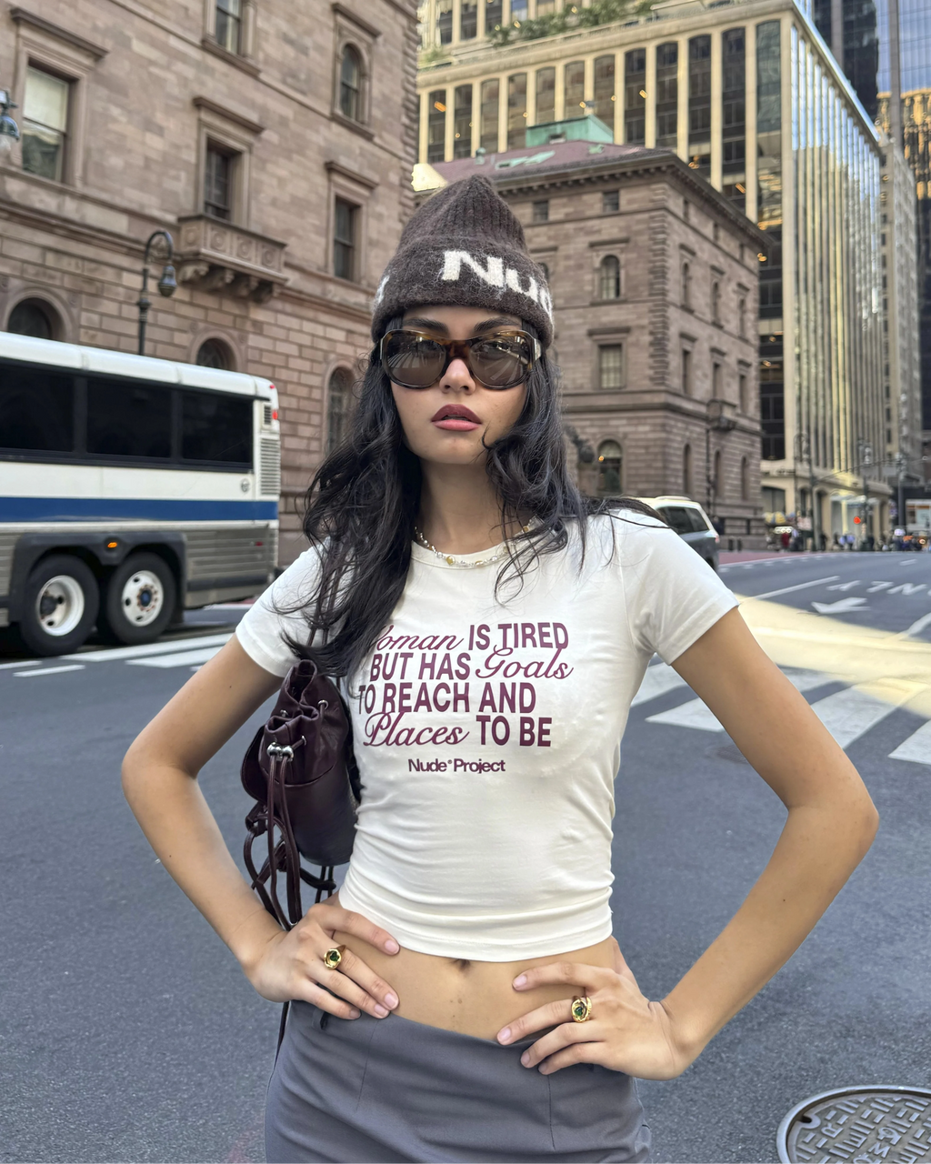 Goals Baby Tee Marshmallow