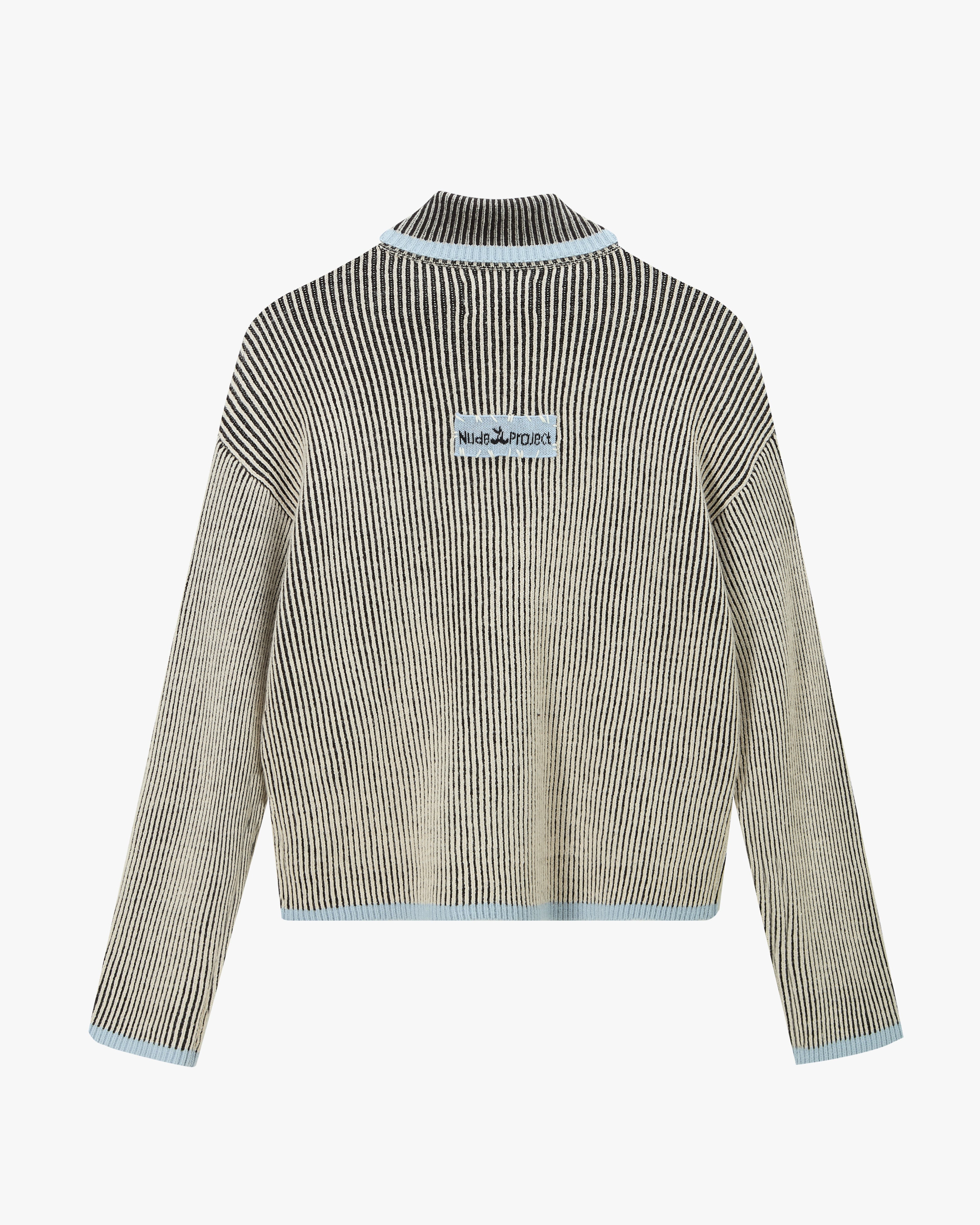 Cárdigan Con Cremallera Classy Azul