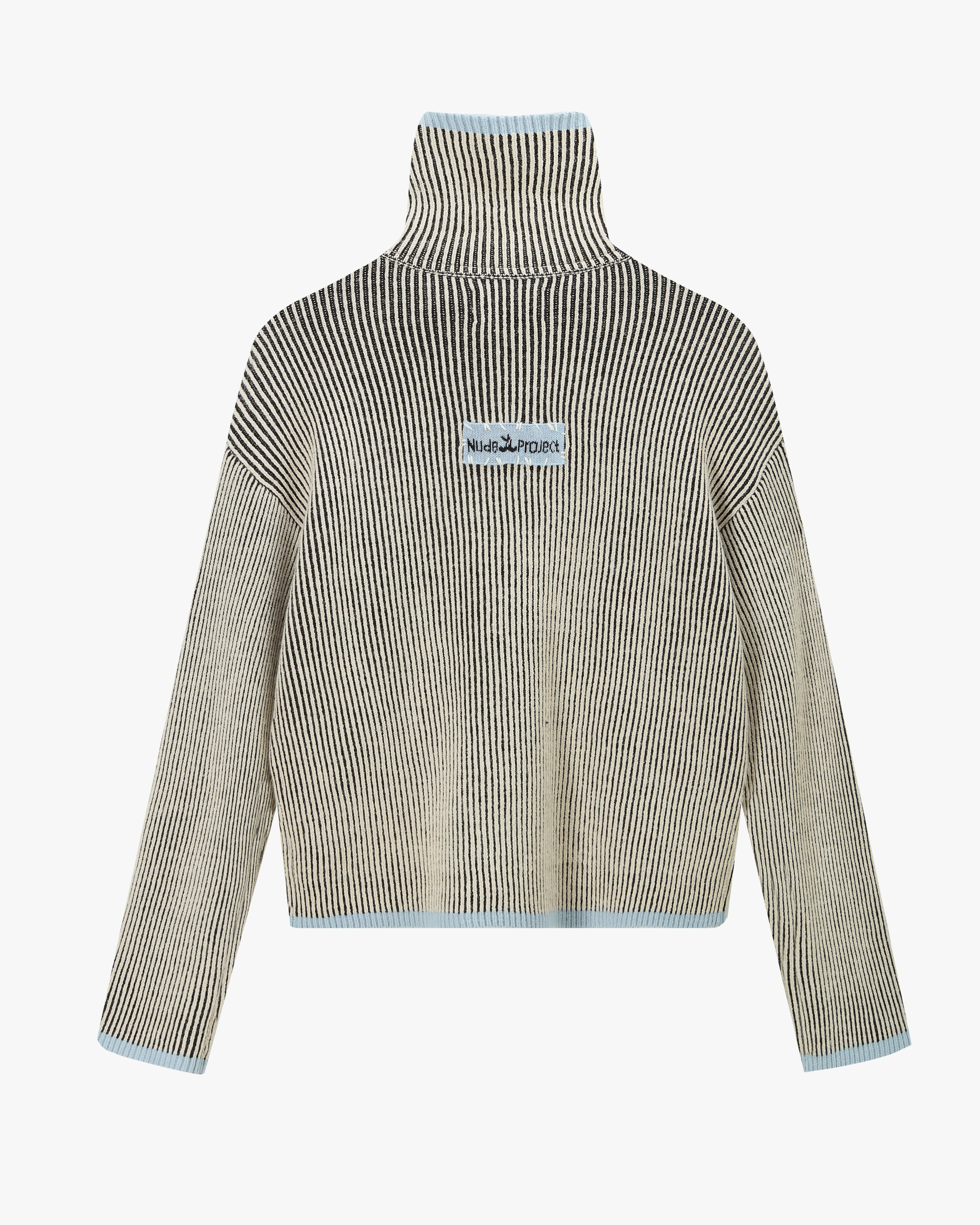 Cárdigan Con Cremallera Classy Azul