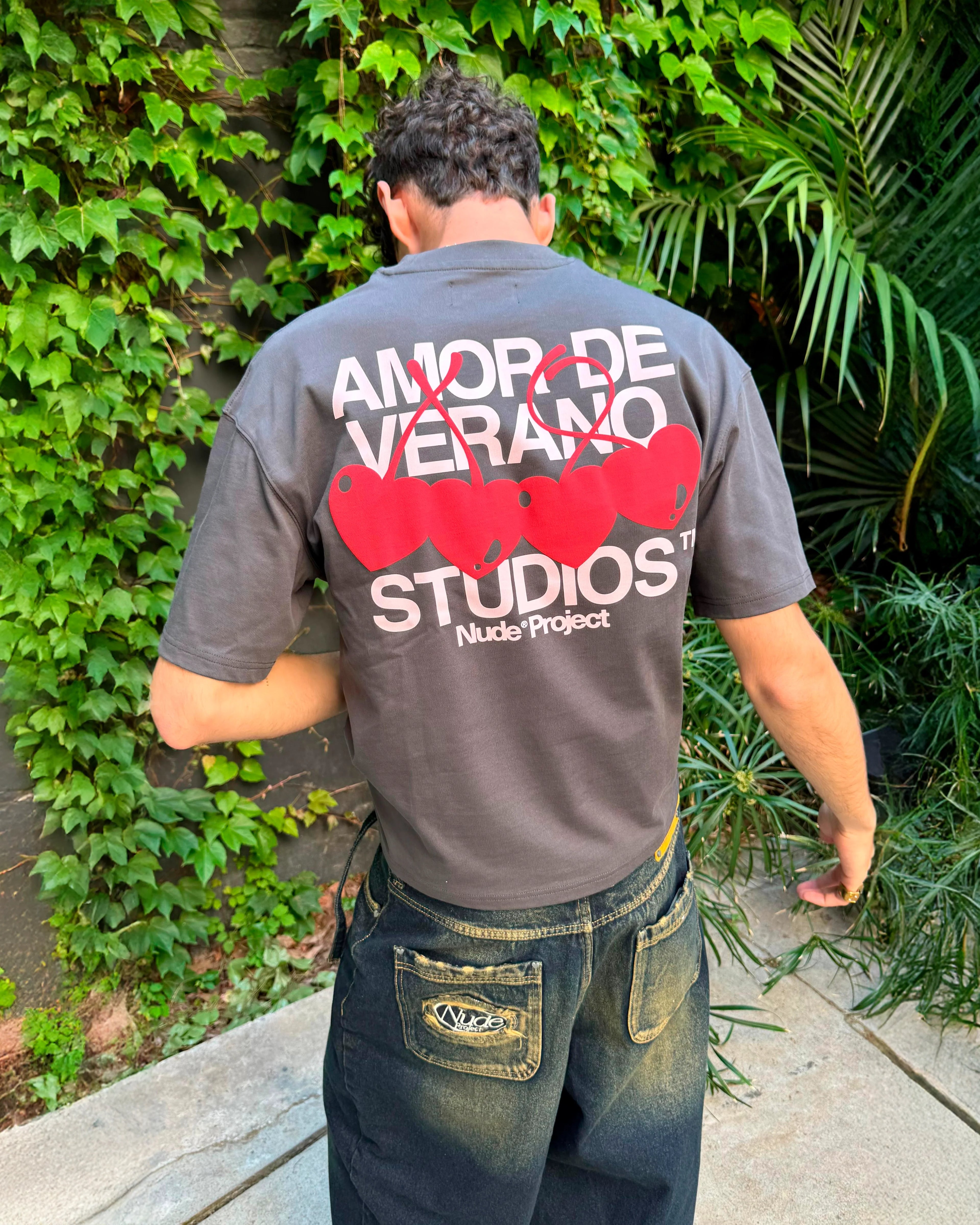 Camiseta Xoxo Gris Oscuro