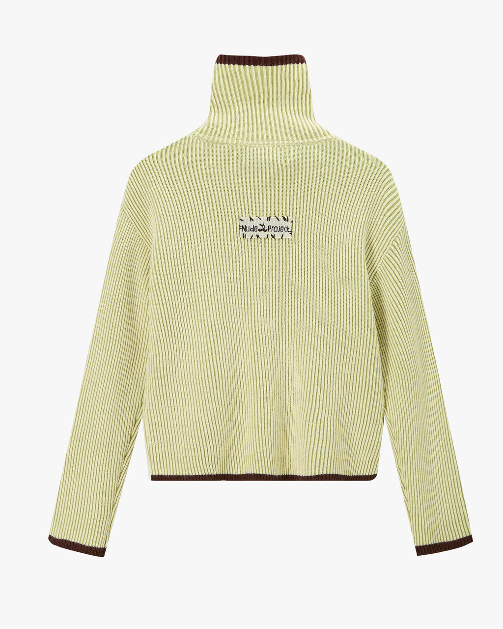 Cárdigan Con Cremallera Classy Verde