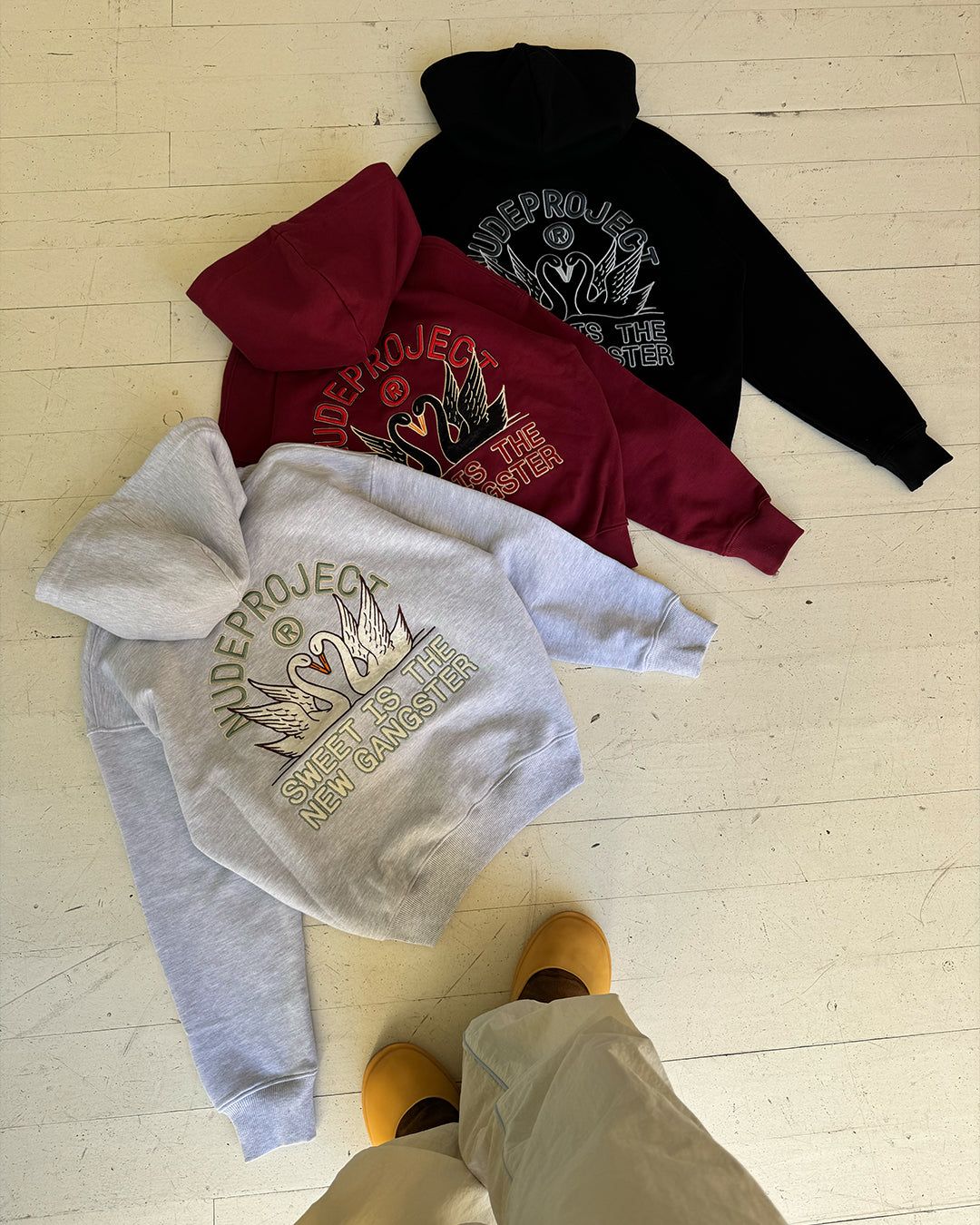 Sudadera Swans Negra