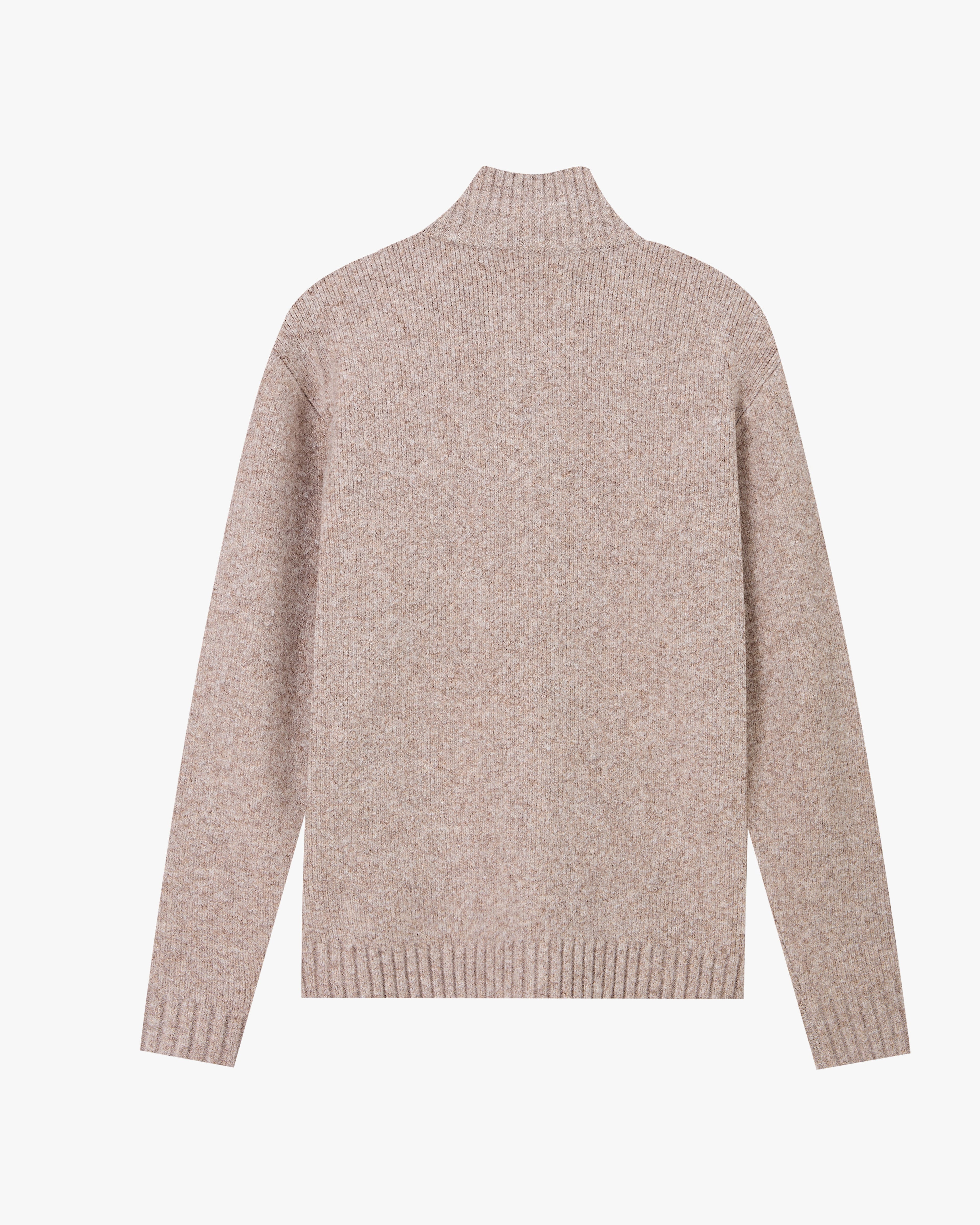 Cárdigan Con Cremallera Sweet Beige