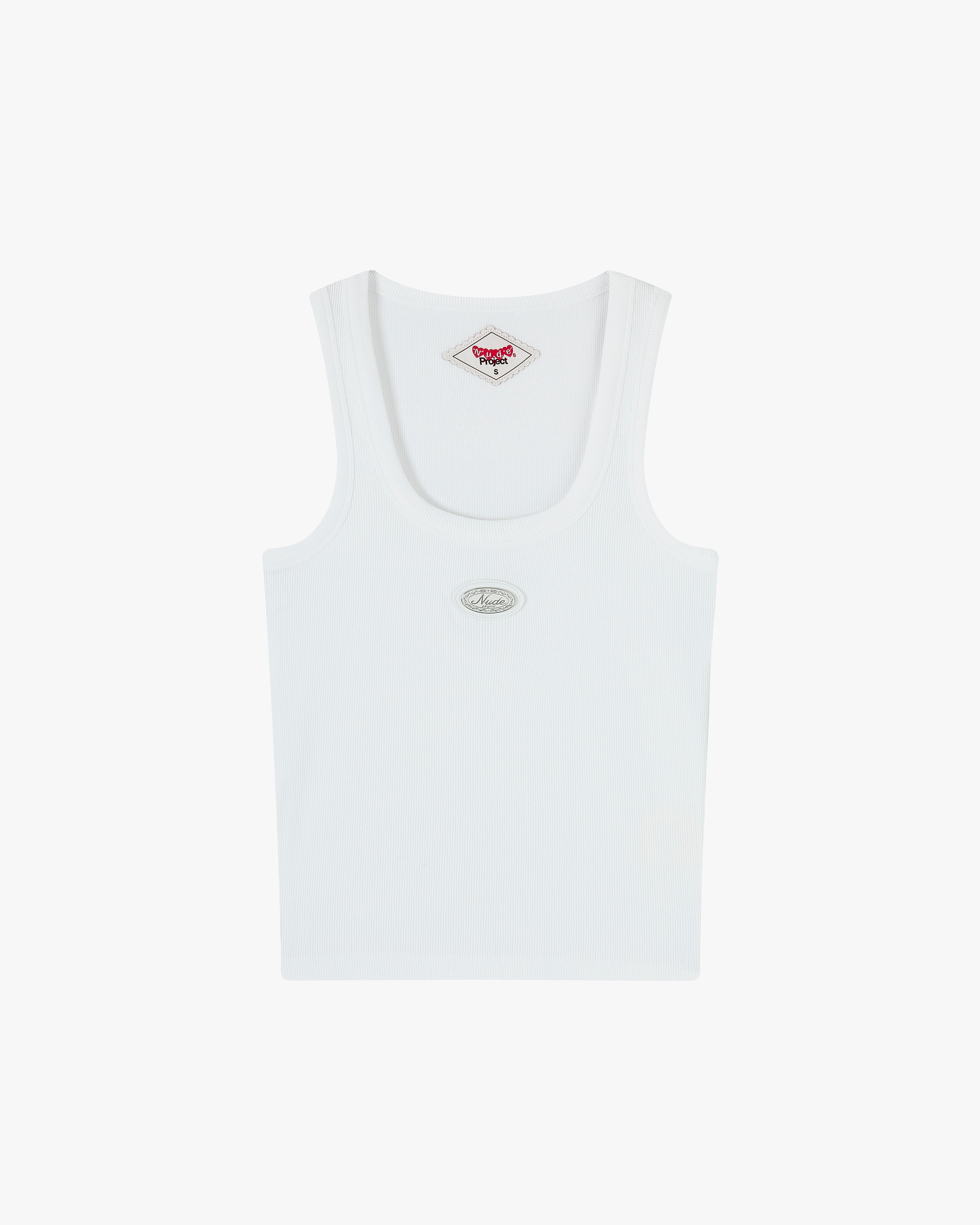Sophisticated Pleasure Tank Top White