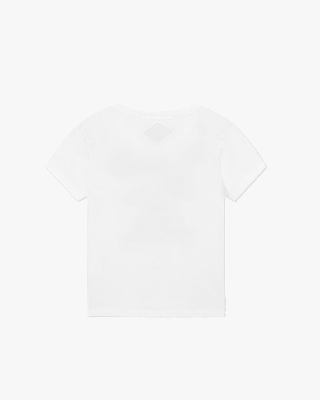 9-5 Baby Tee White