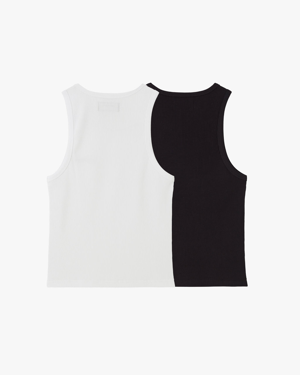 Camiseta Tirantes Básica - Negra/Blanca