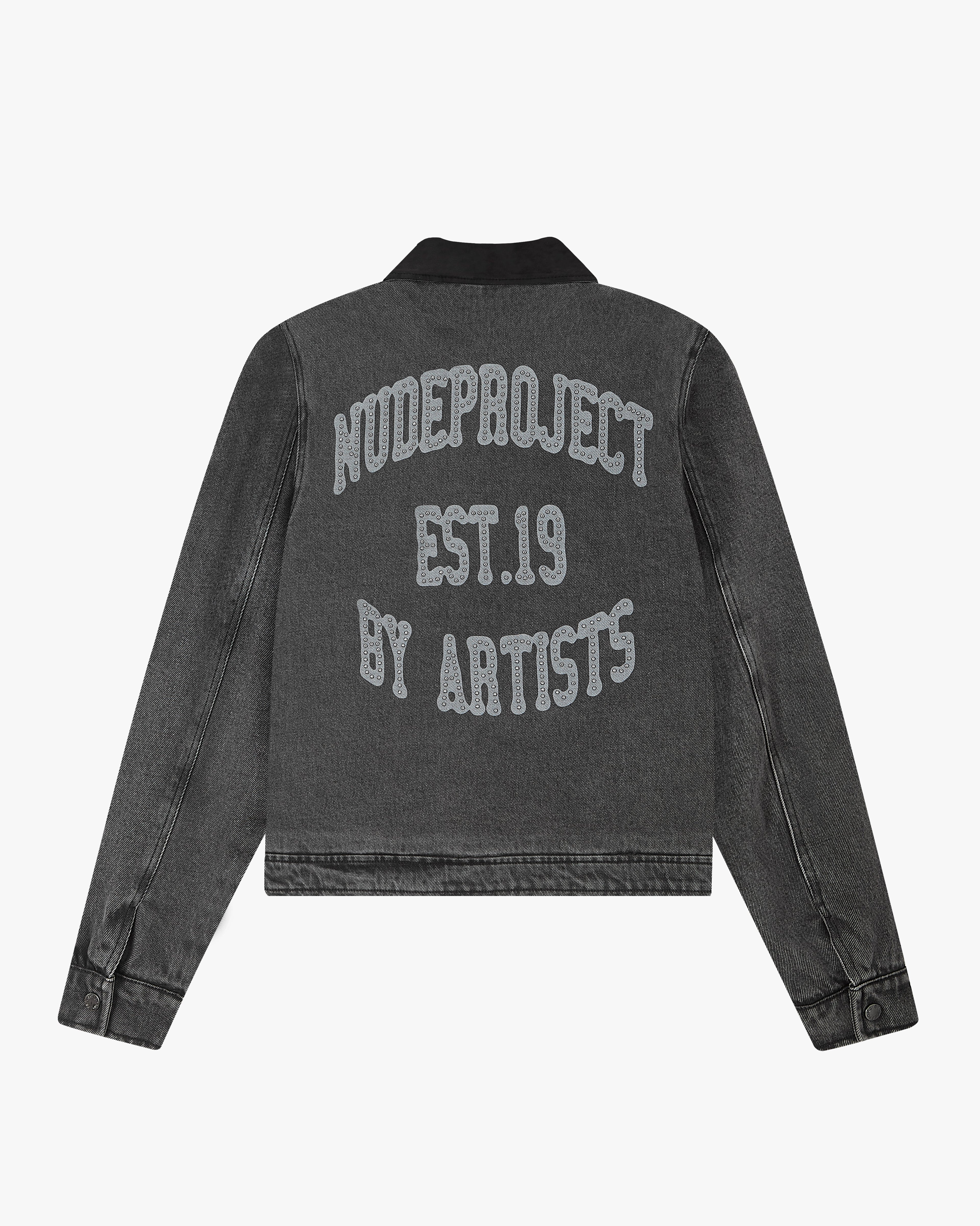 Trucker Denim Jacket Black