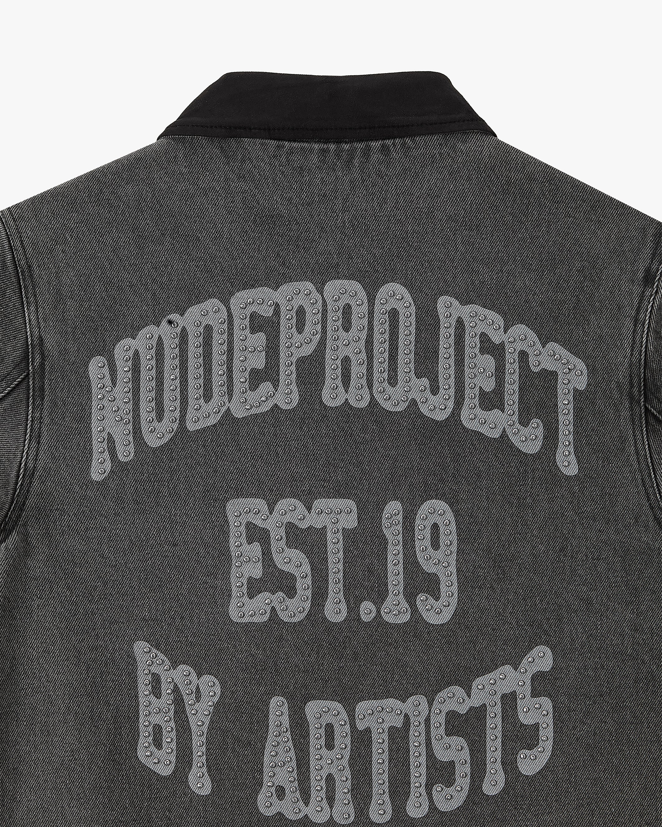 Trucker Denim Jacket Black