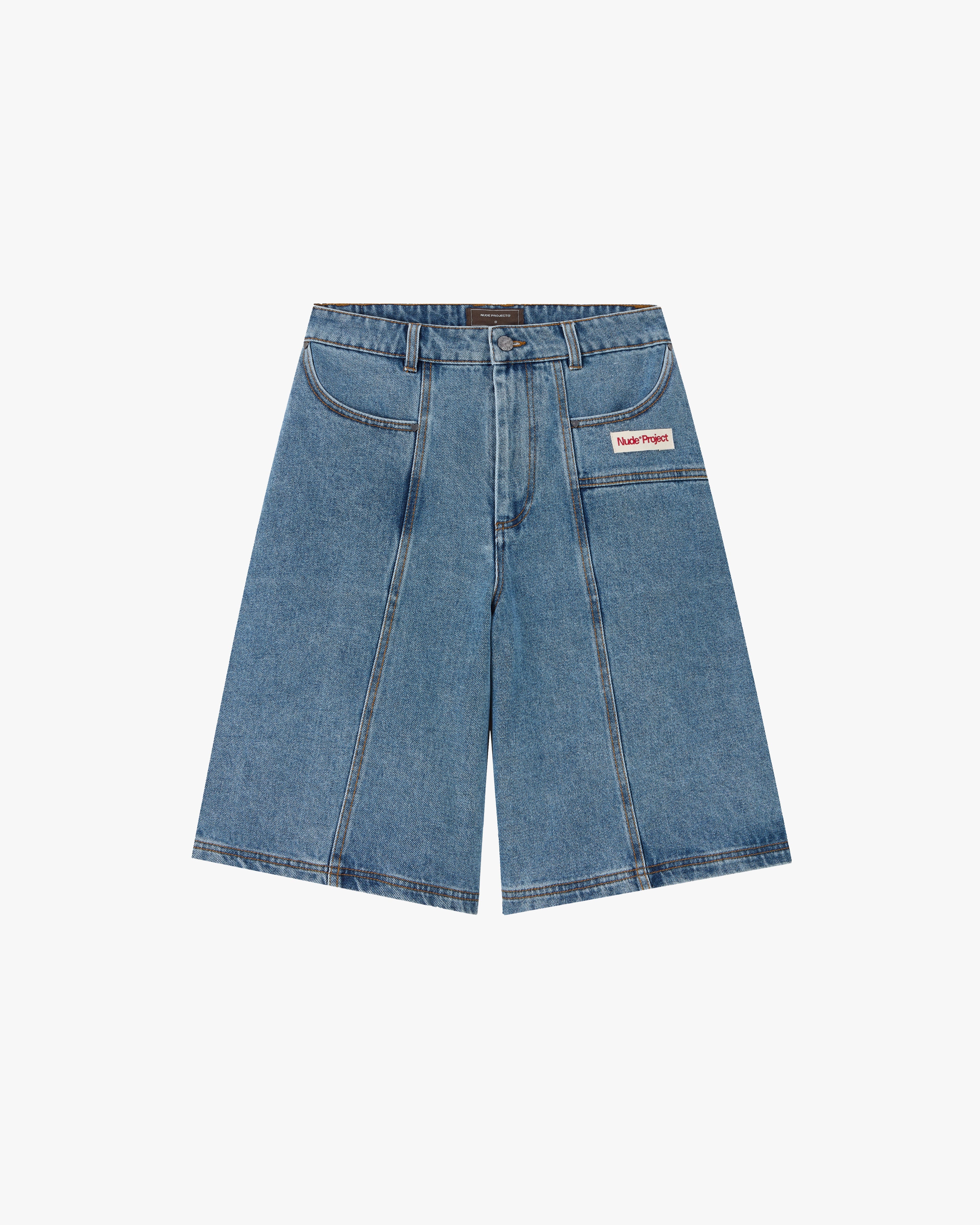 Updown Denim Shorts