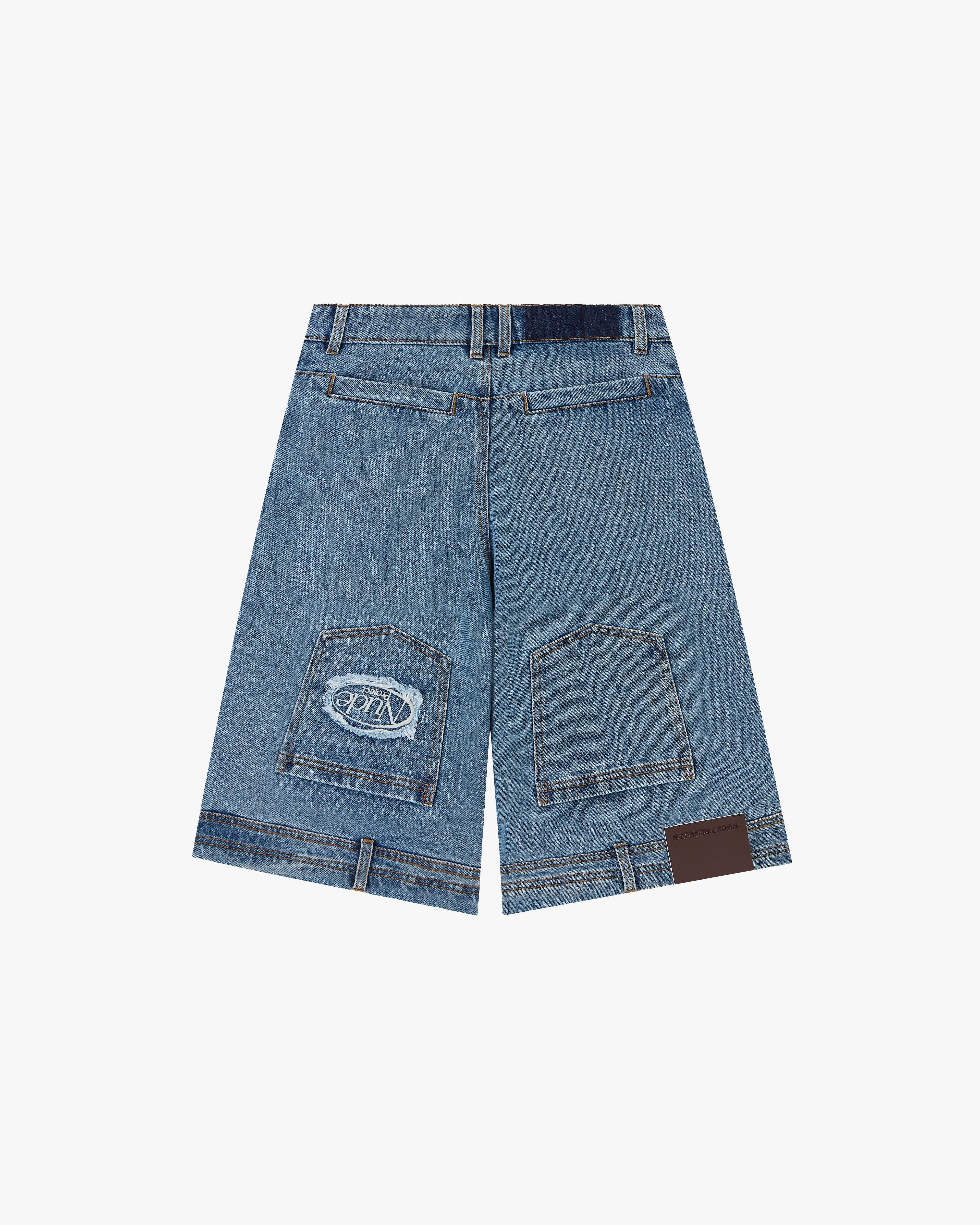 Updown Denim Shorts