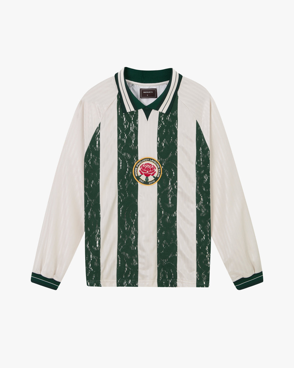 Lace Football Long-Sleeve Tee Green