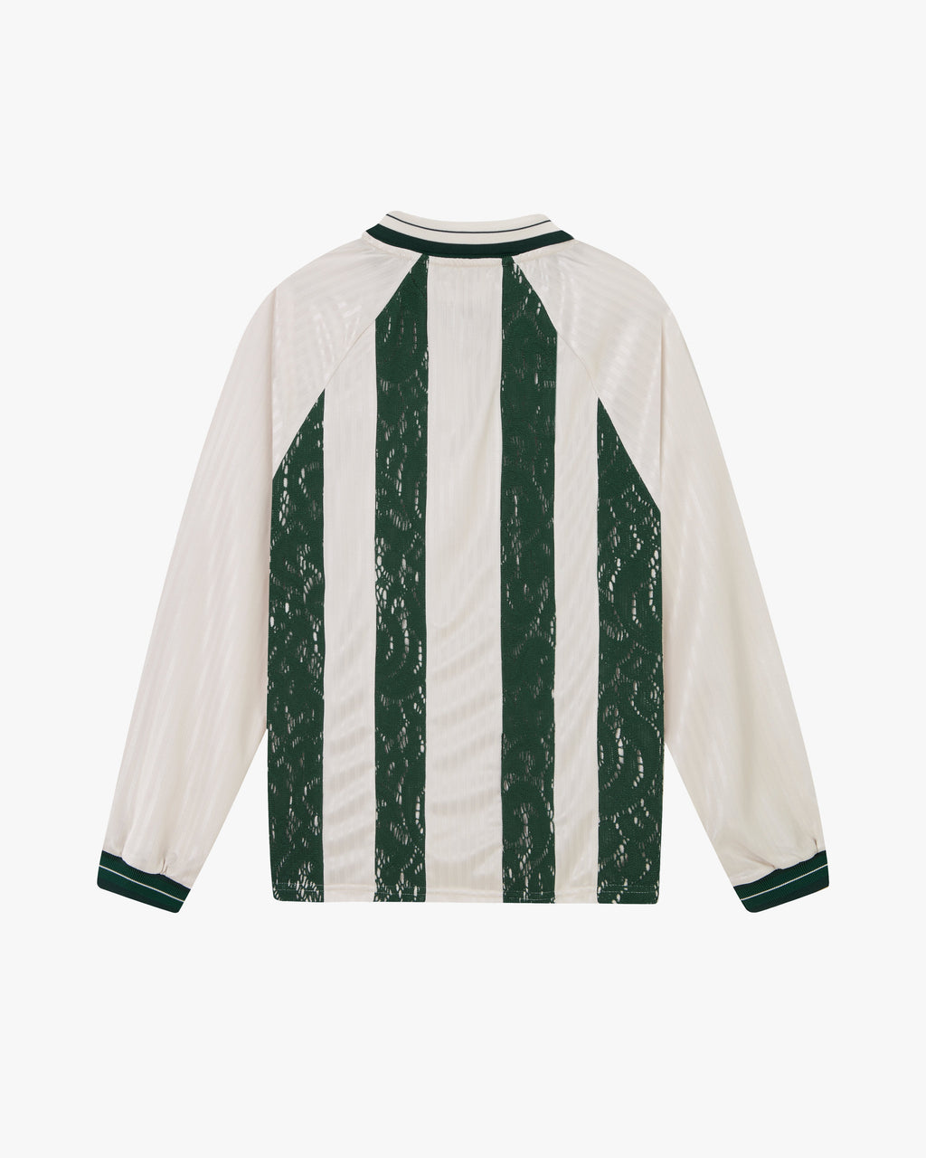 Lace Football Long-Sleeve Tee Green