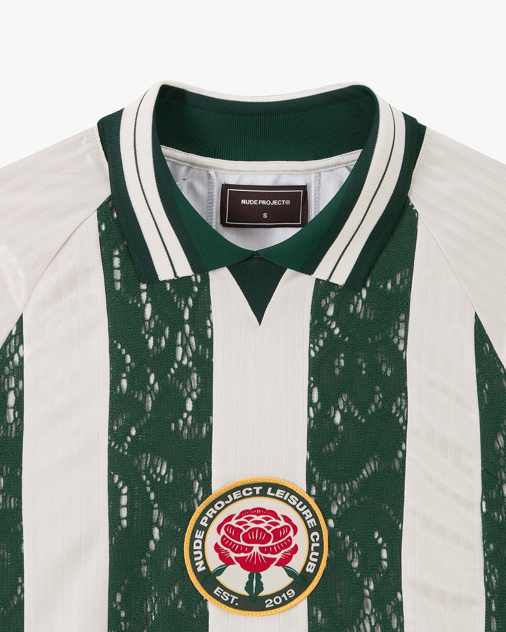 Lace Football Long-Sleeve Tee Green