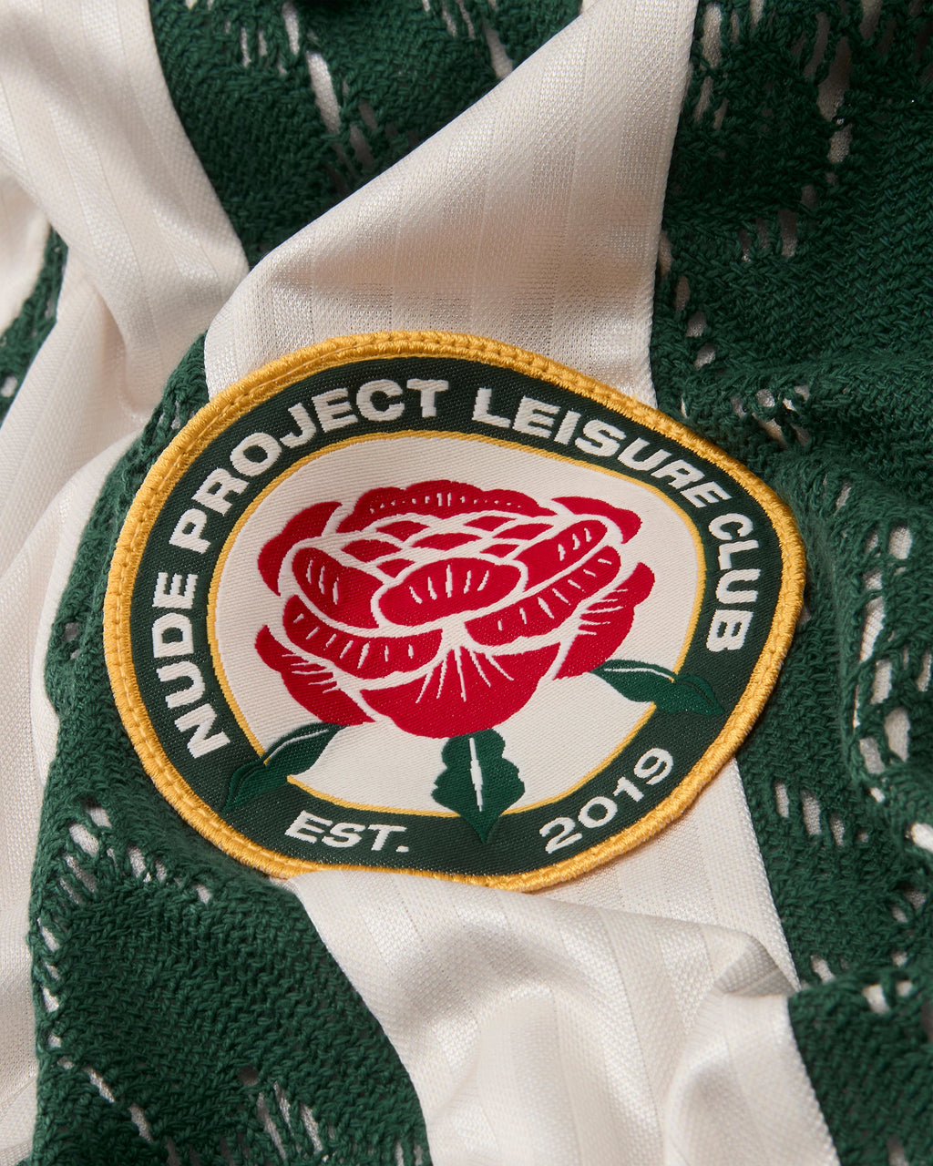 Lace Football Long-Sleeve Tee Green