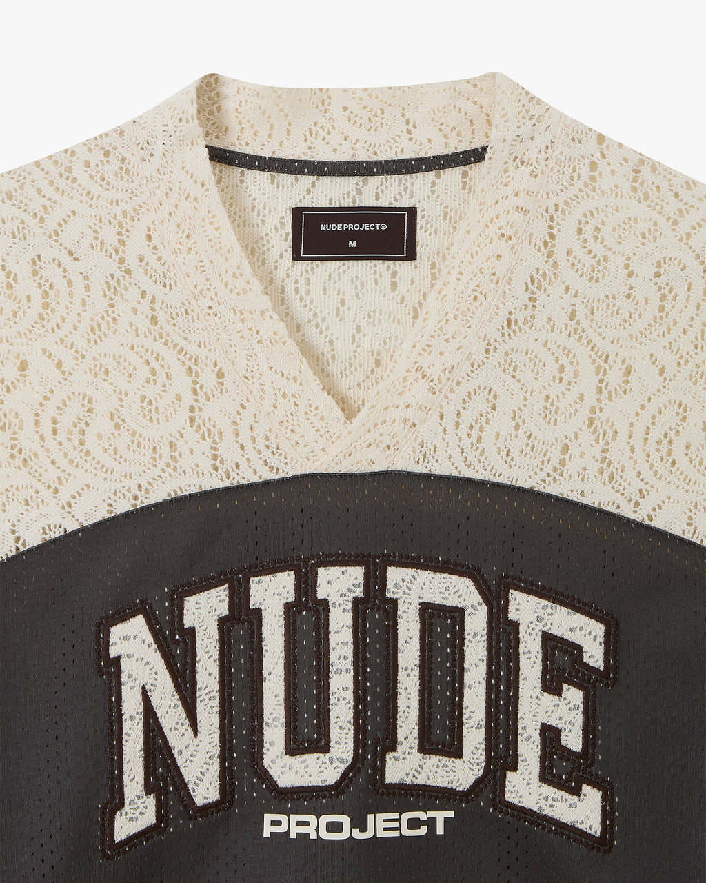 Baller Neck Long-Sleeve Tee Brown