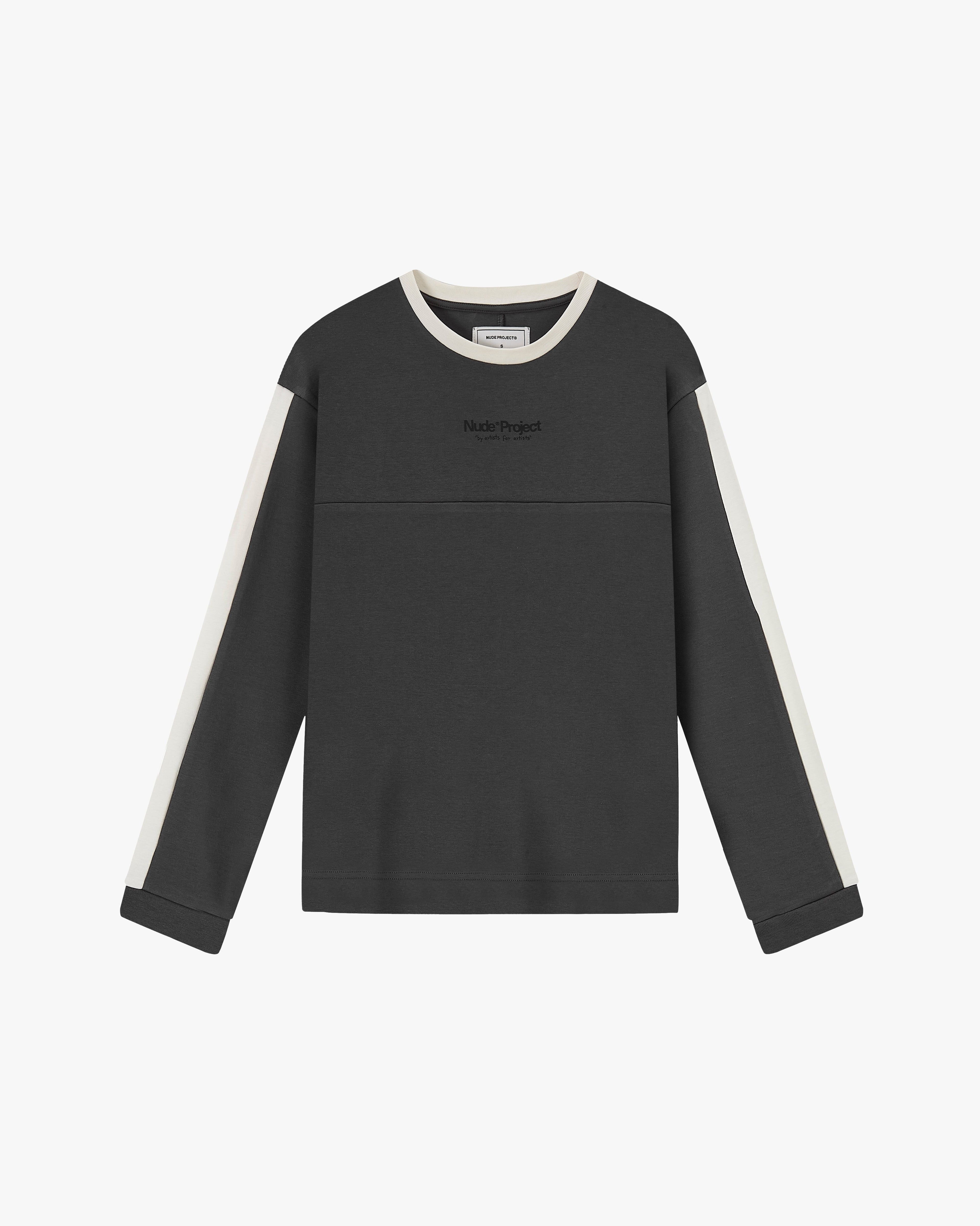 Camiseta Manga Larga Vintage Sports Gris