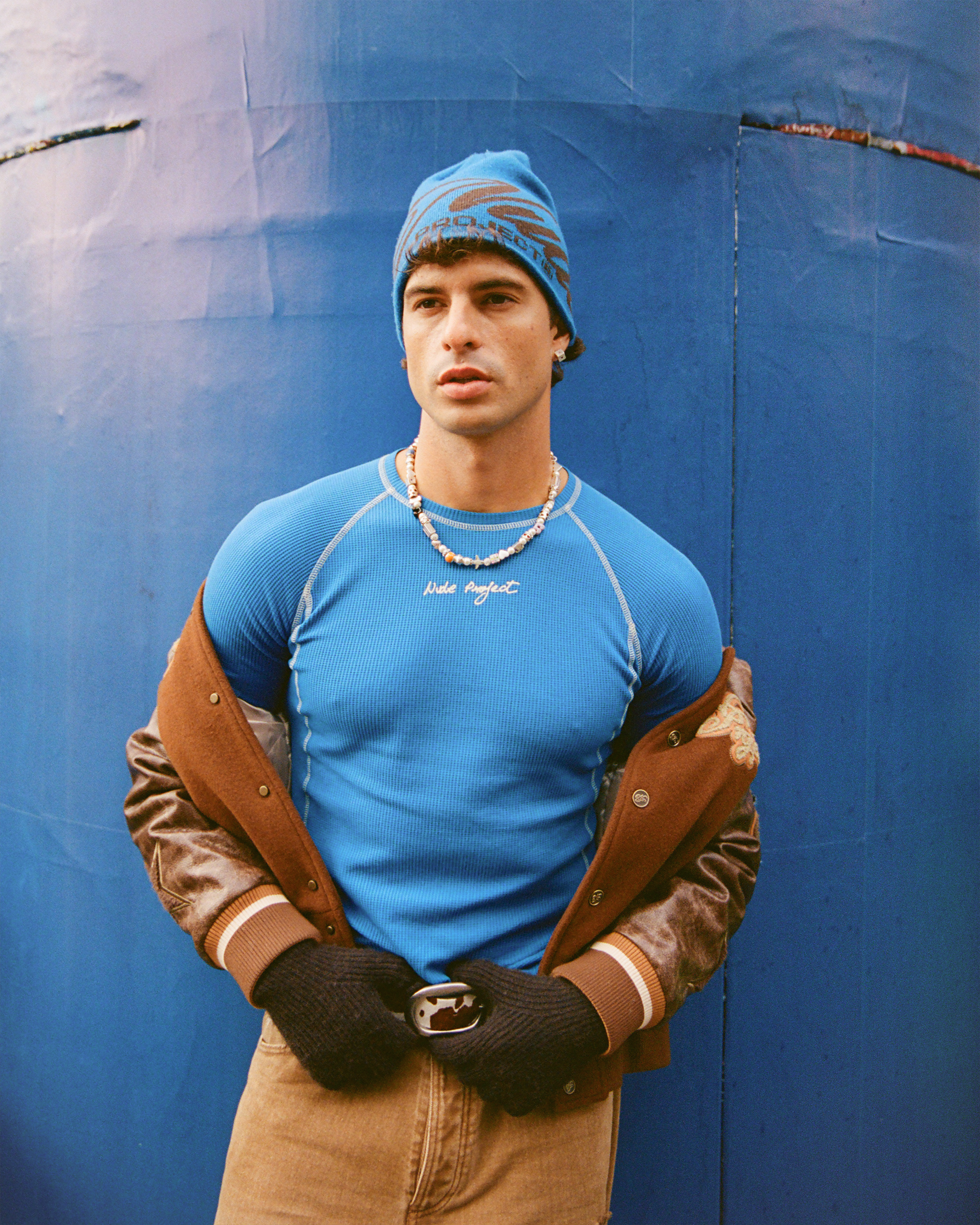 Pack De 2 Camisetas Manga Larga Waffle Verde/Azul