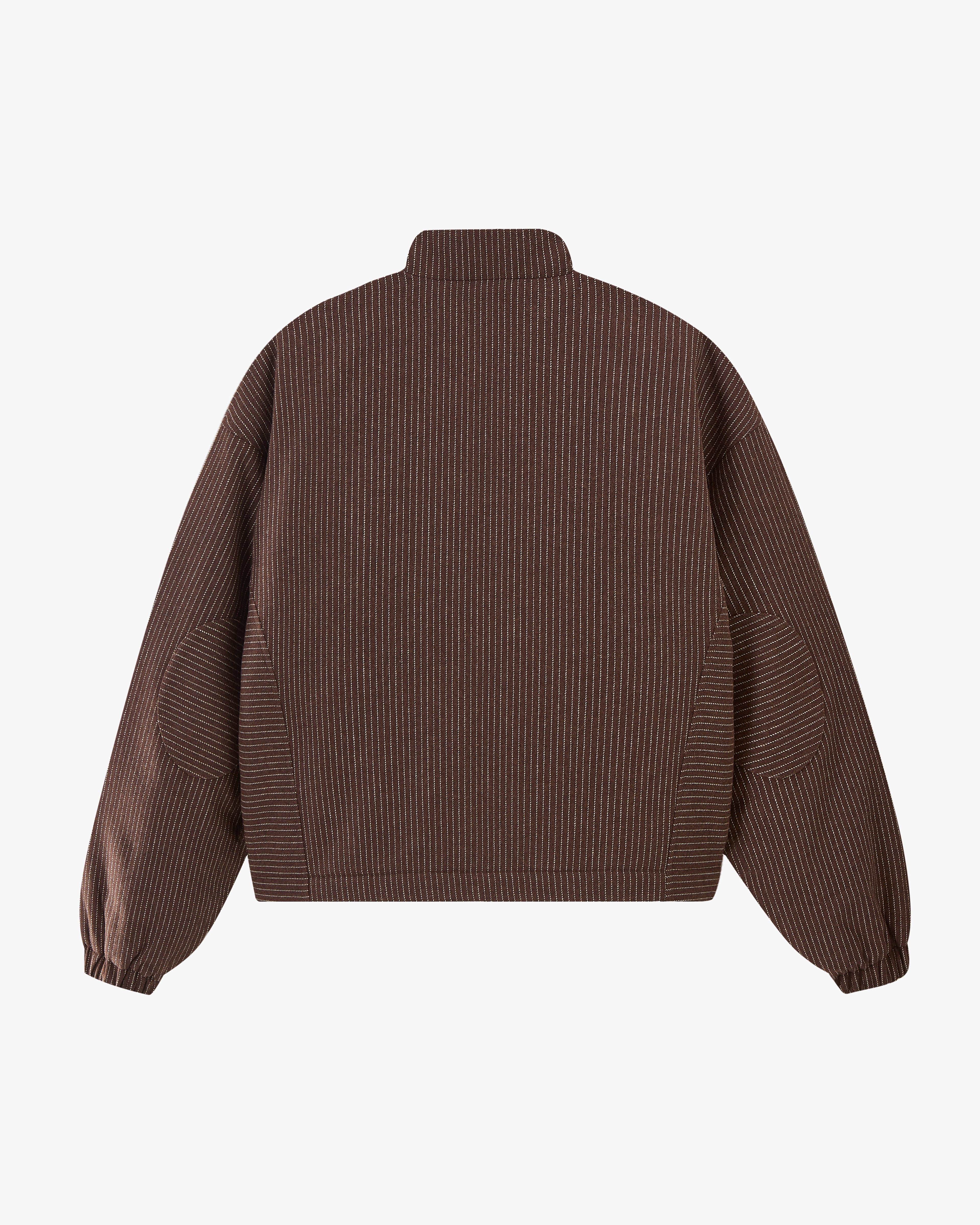 Chaqueta Bomber Con Cremallera Wool Marrón