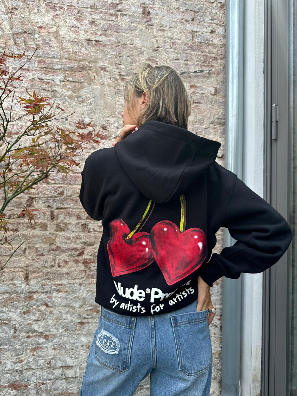 Sudadera Juicy Cherry Negra