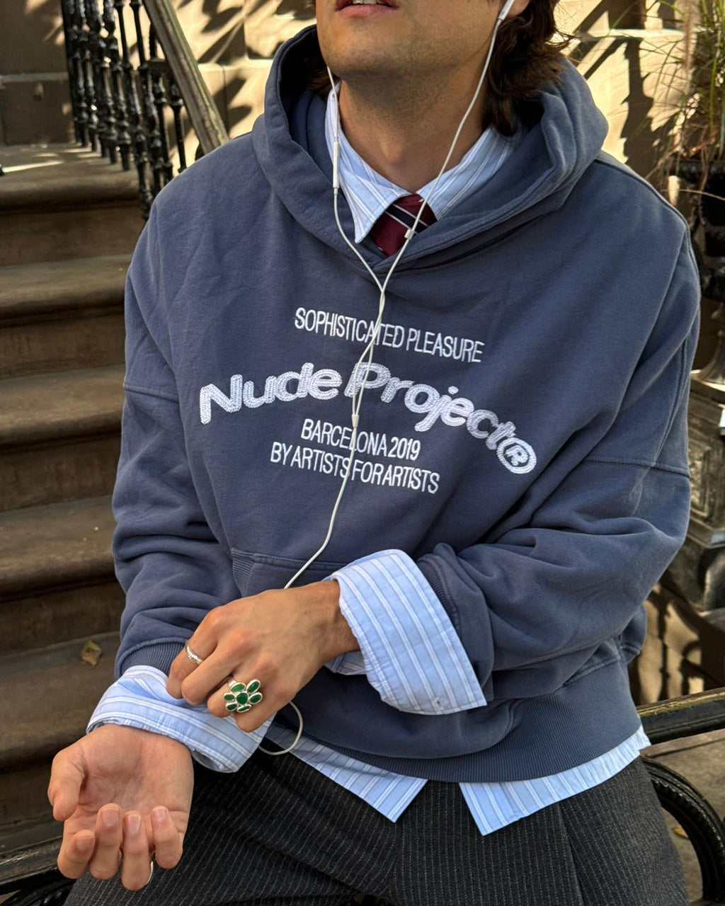 Sudadera Boxy Liberty Azul