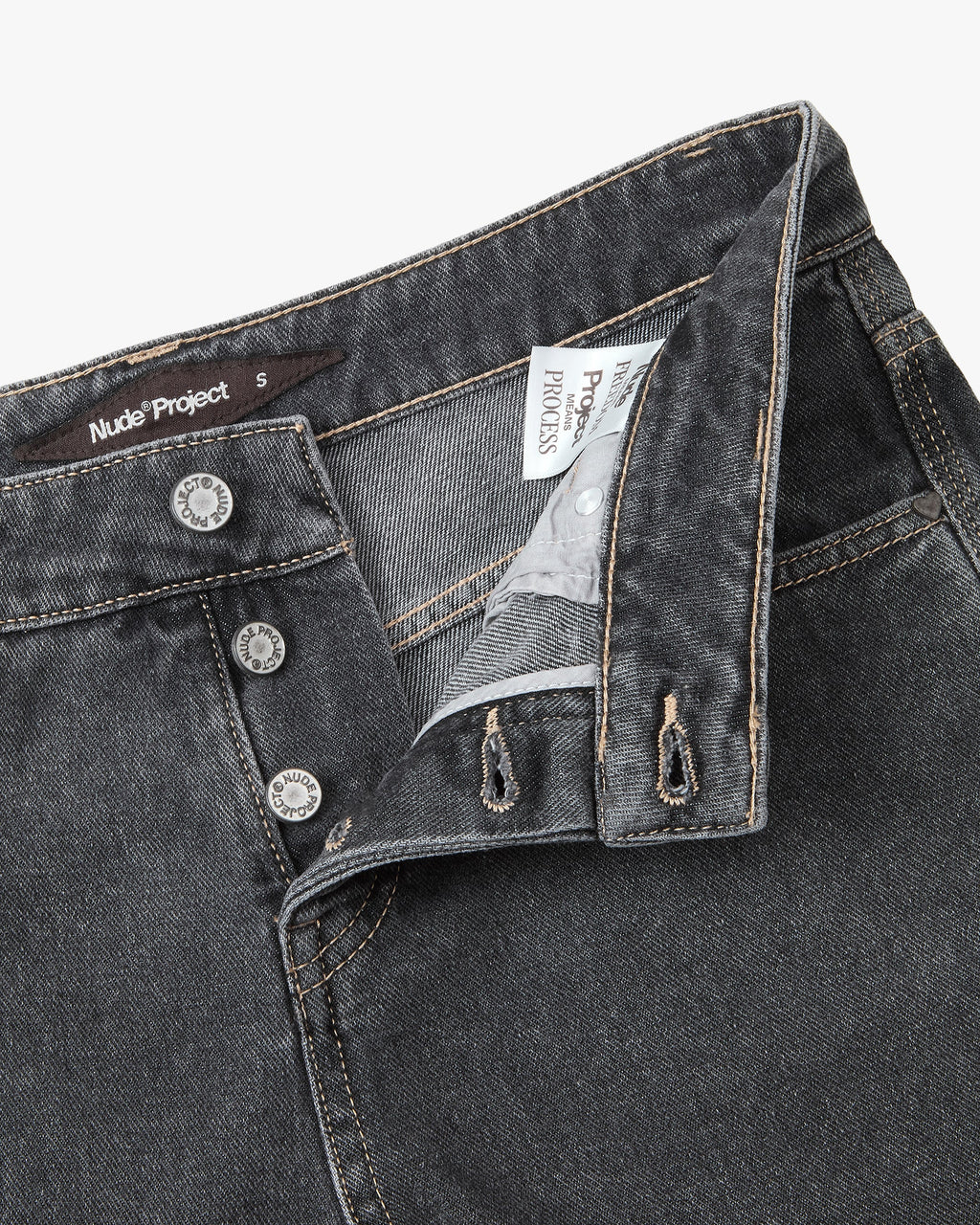 Pantalón Vaquero Straight Negro