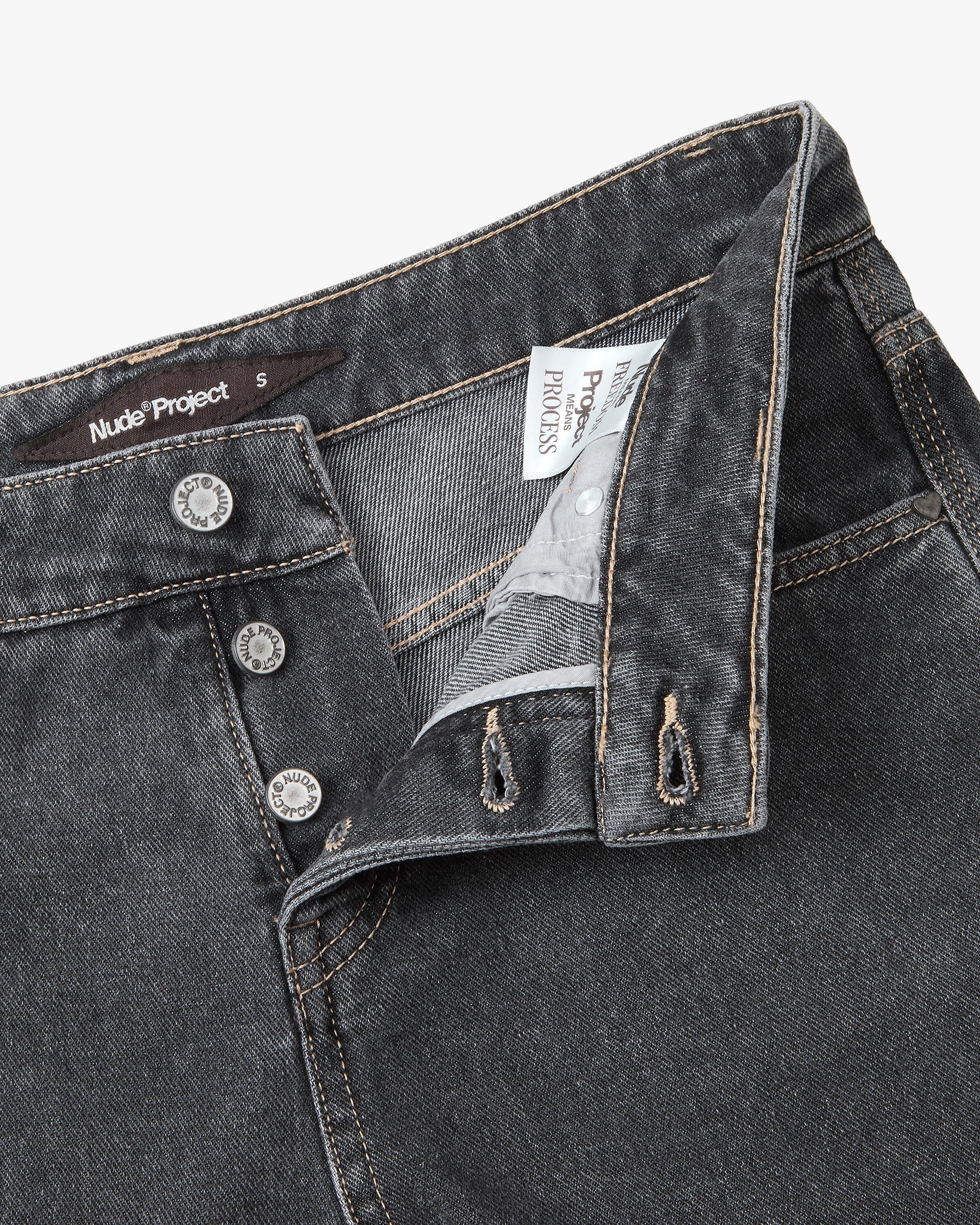 Pantalón Vaquero Straight Negro