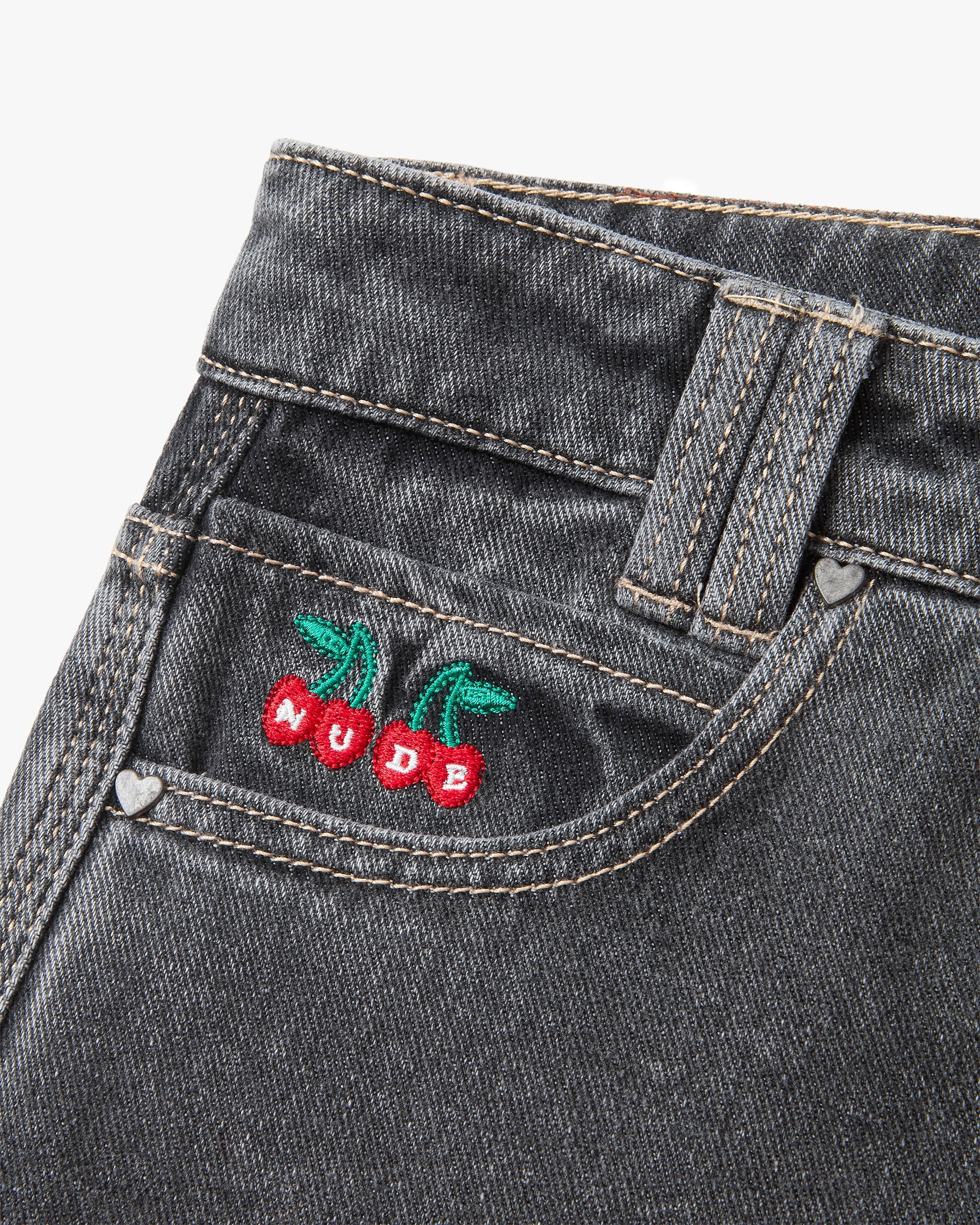 Pantalón Vaquero Straight Negro