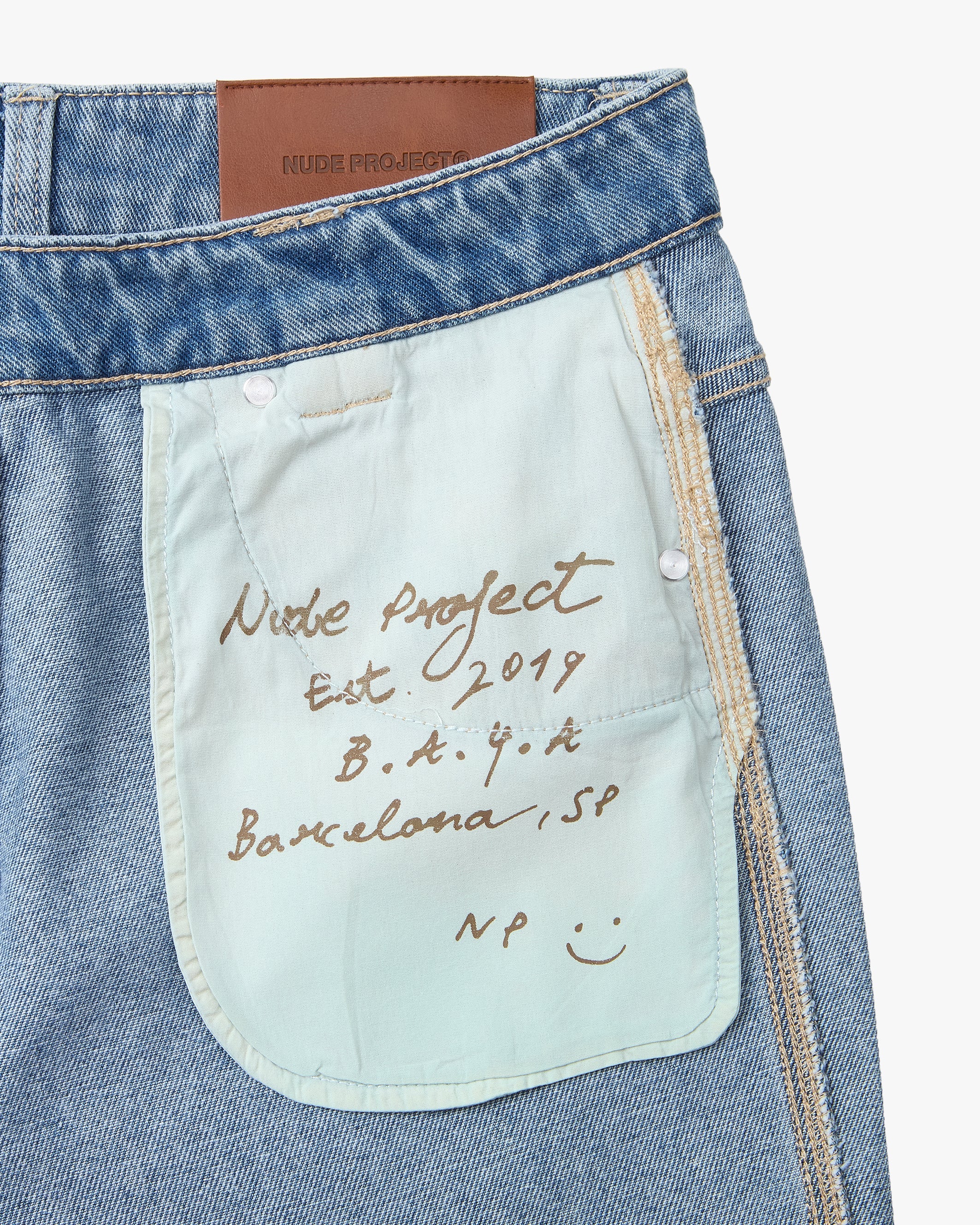 Pantalón Vaquero Straight Azul