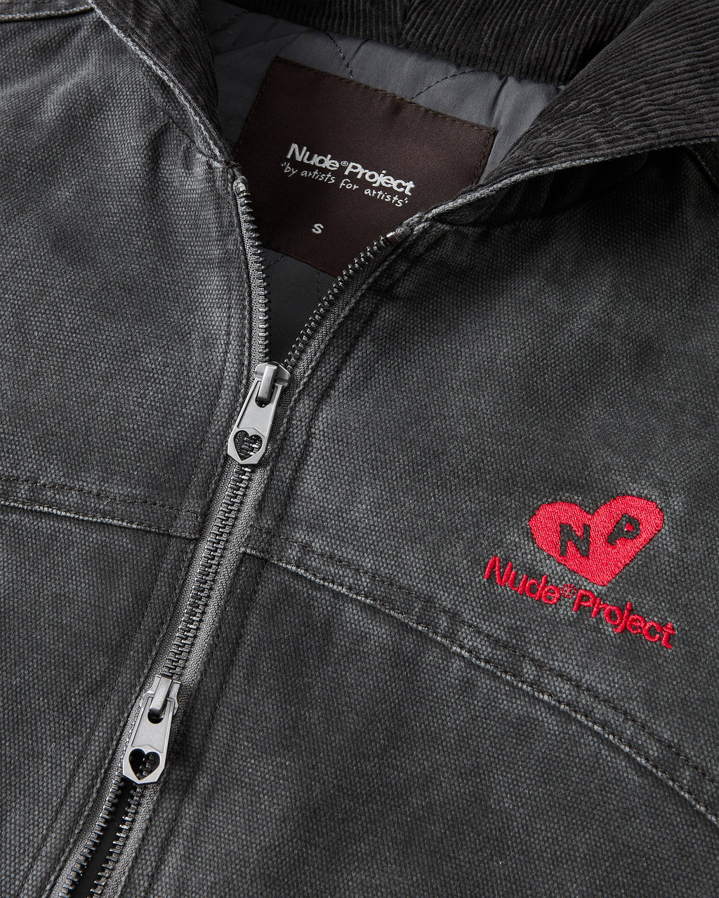 Chaqueta Co-Worker Canvas Gris Oscuro