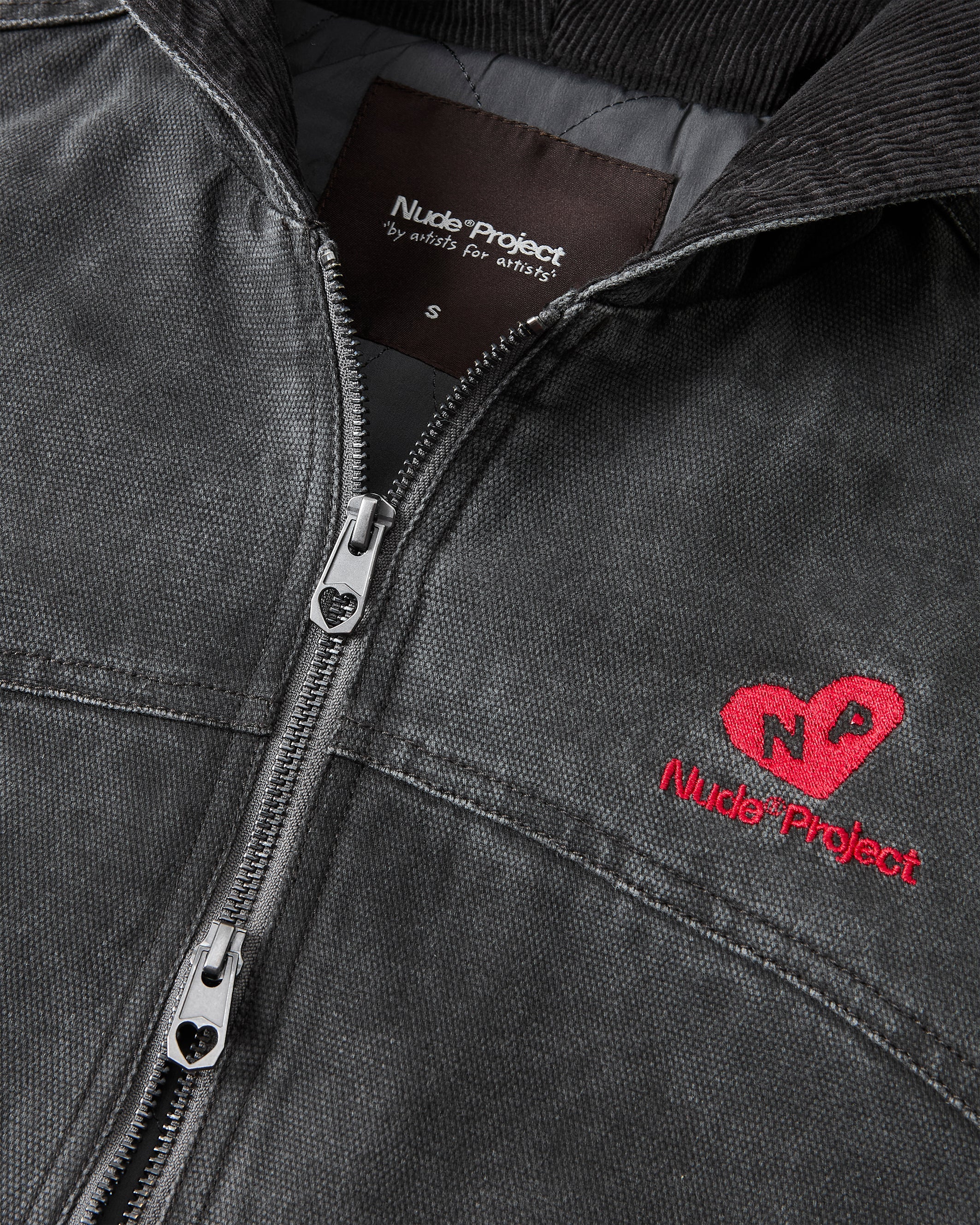 Chaqueta Co-Worker Canvas Gris Oscuro