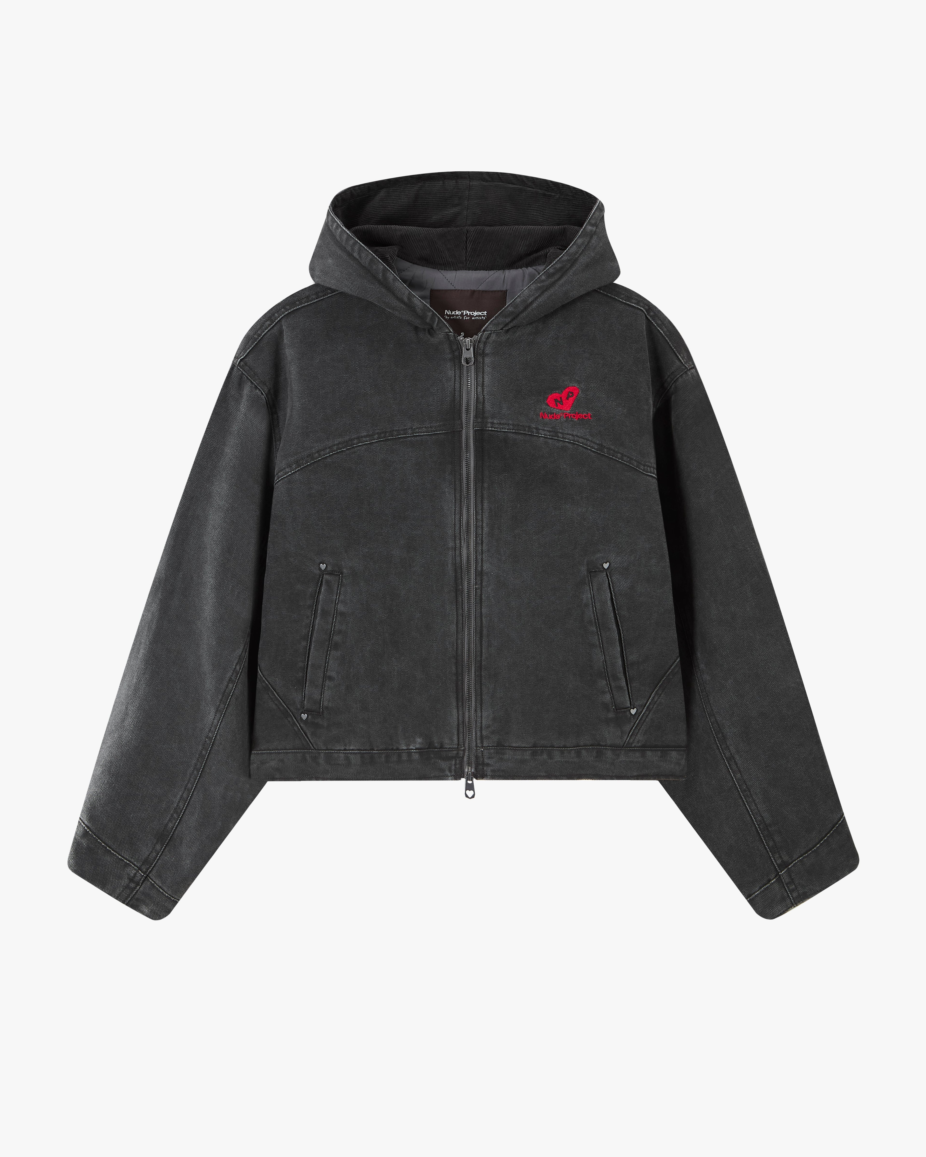 Chaqueta Co-Worker Canvas Gris Oscuro