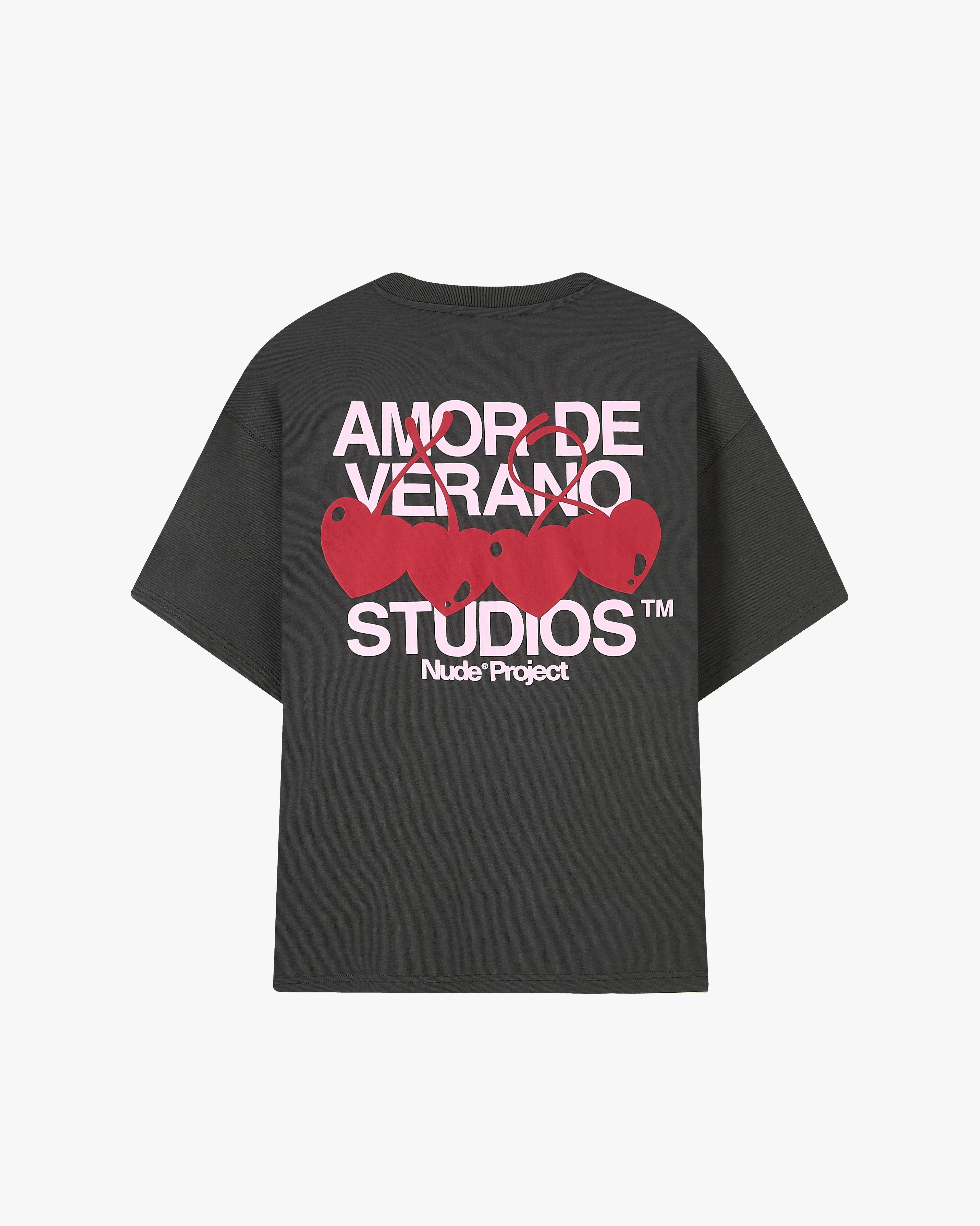 Camiseta Xoxo Gris Oscuro