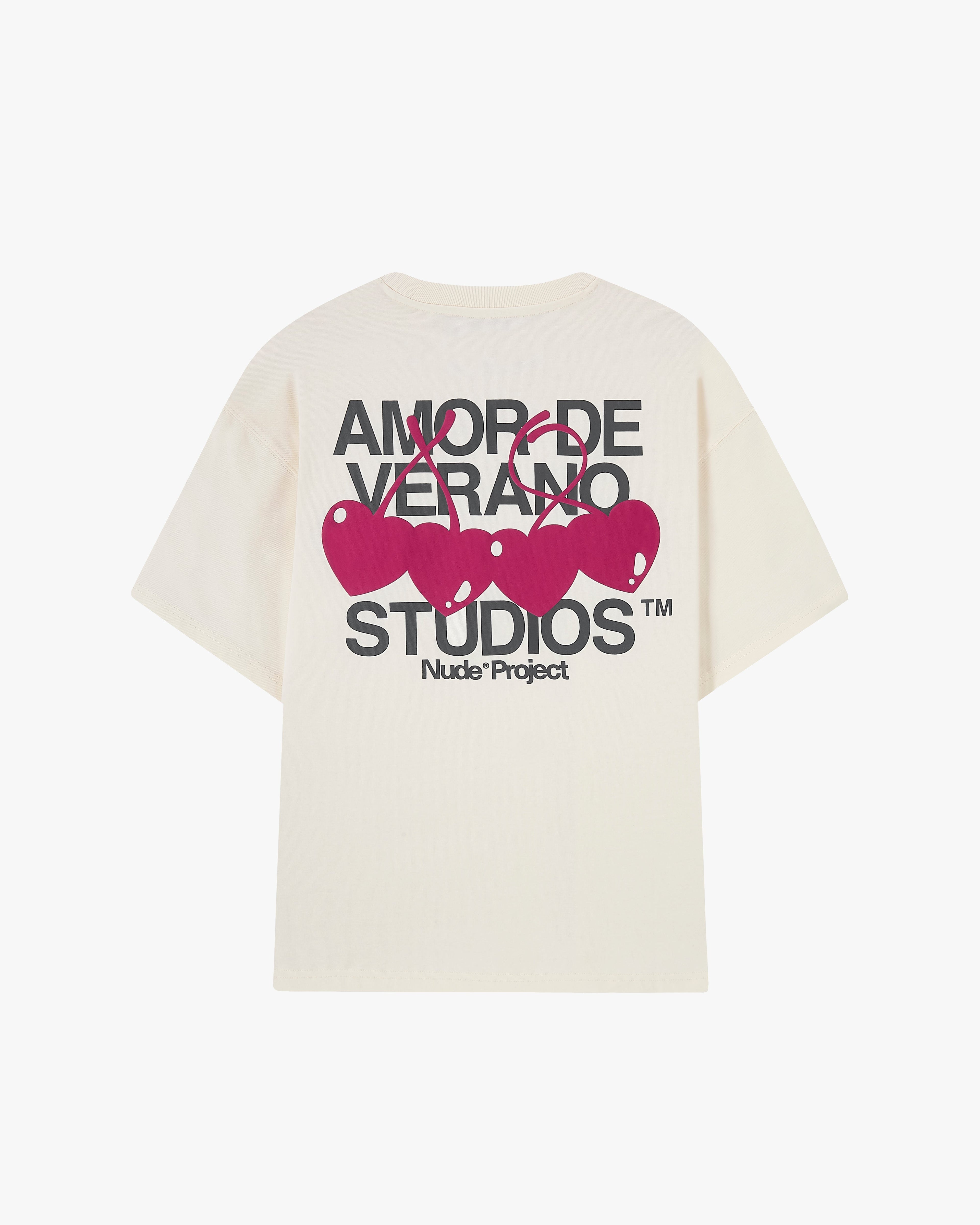 Camiseta Xoxo Blanco Crema