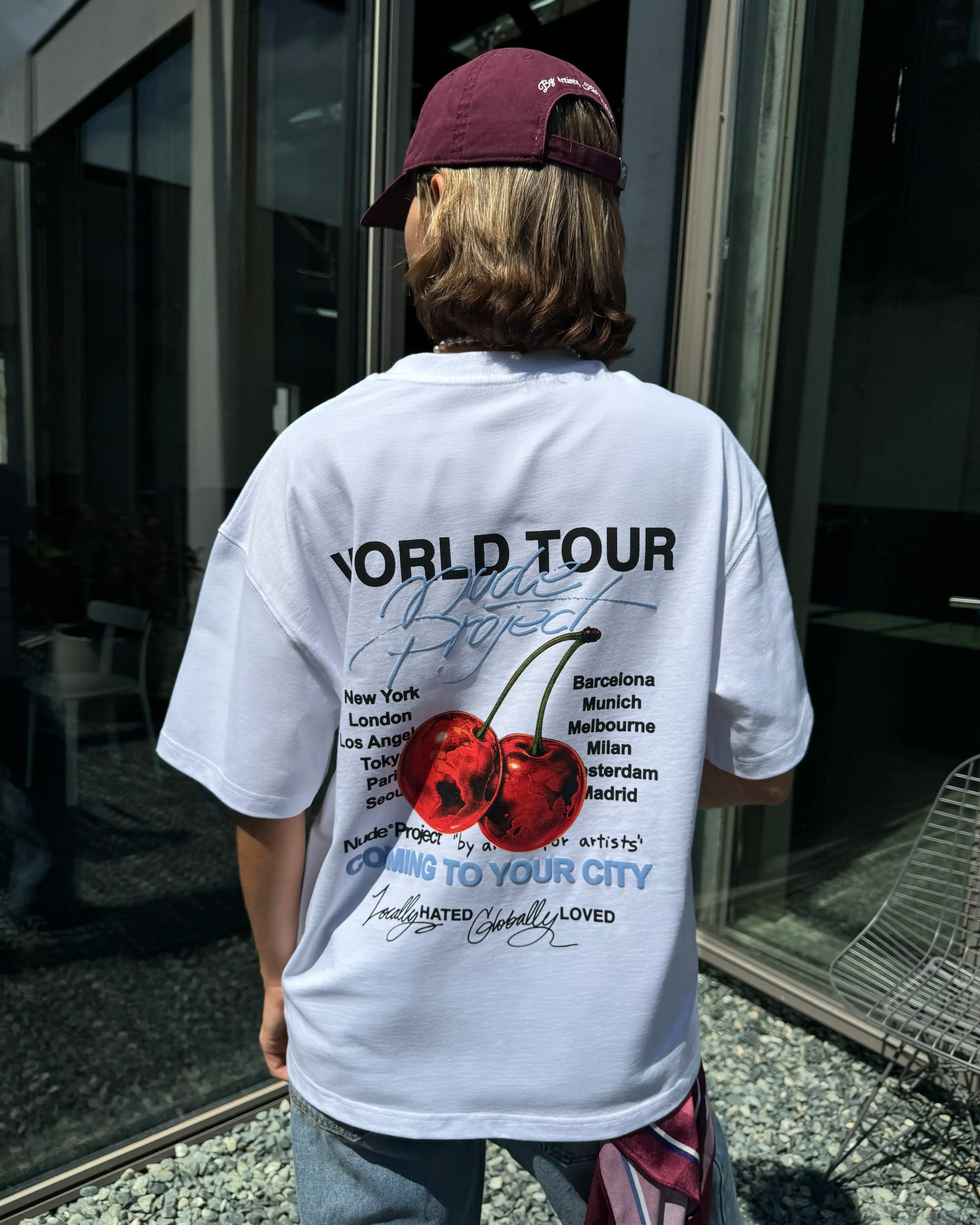 Camiseta Nude Tour Blanca