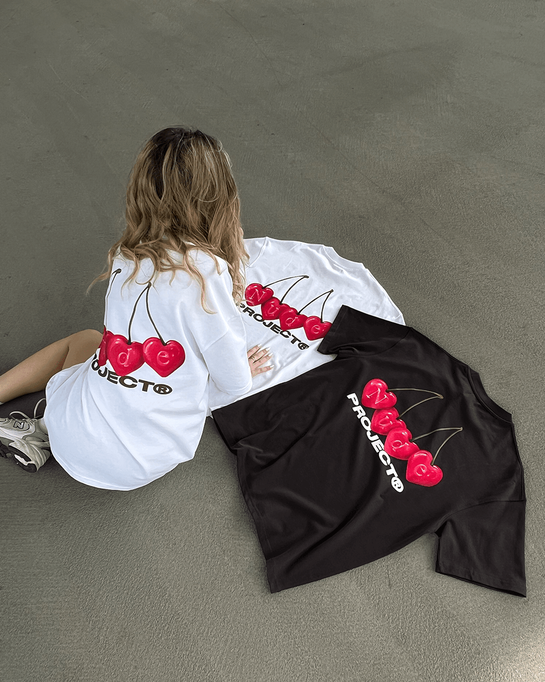 Camiseta Cherry Negra