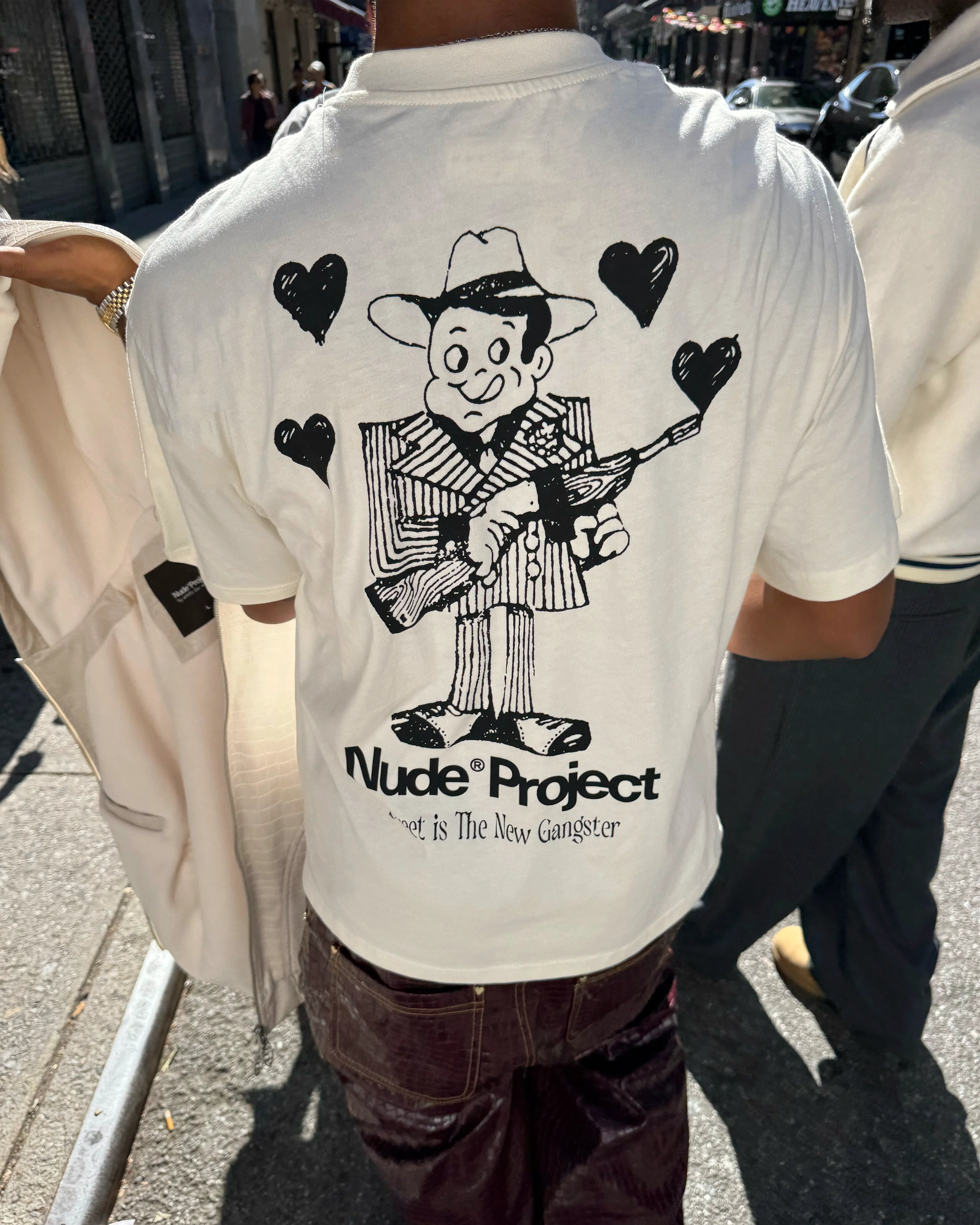 Gangster Tee Marshmallow