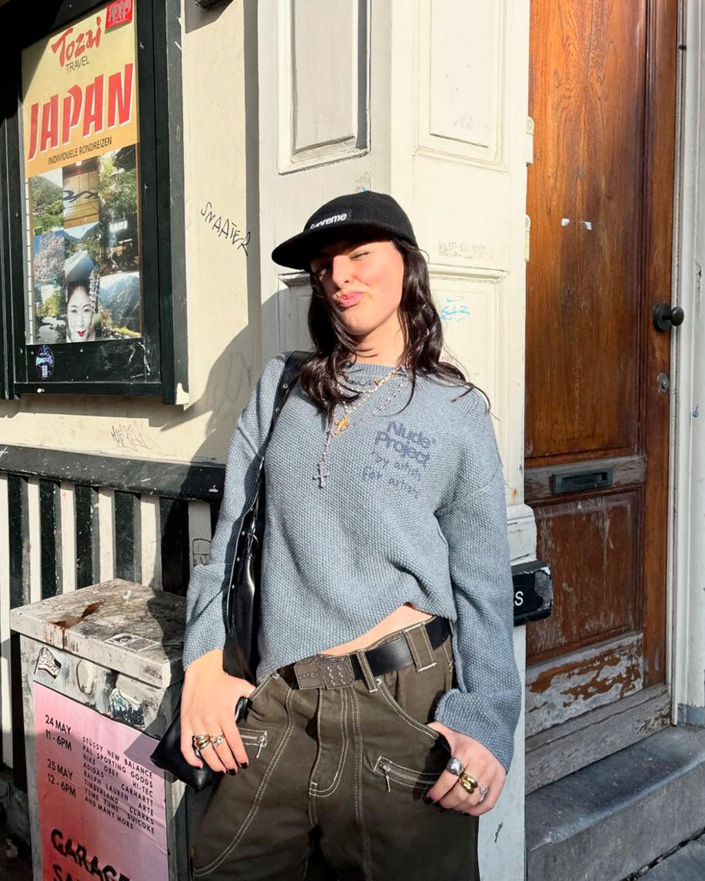 Jersey Reversed Seams Azul