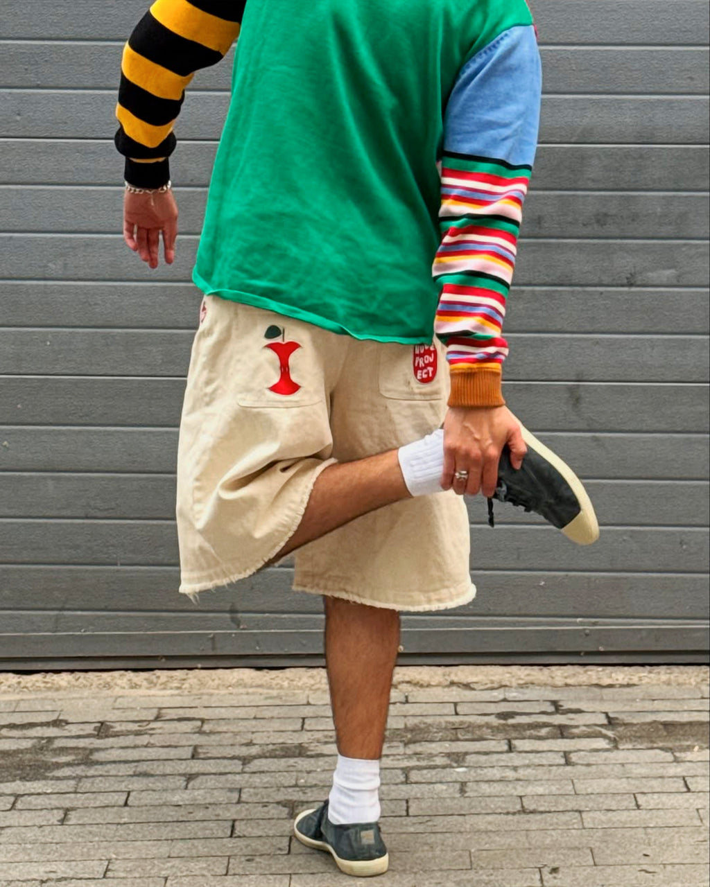 Pantalón Corto Apple Crew Denim Raw