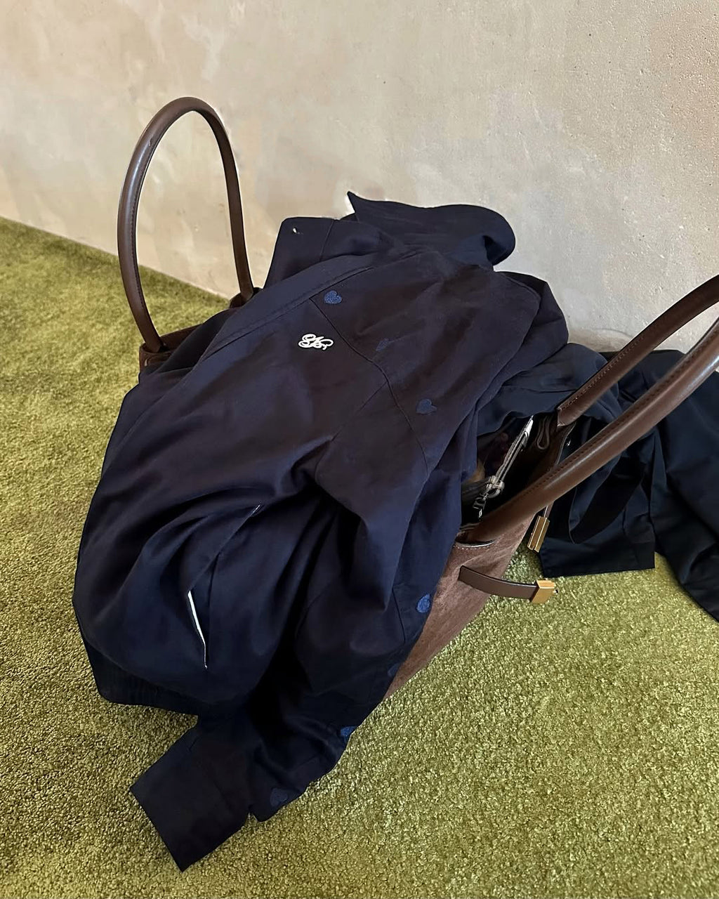 Chaqueta Flap Twill Azul Marino