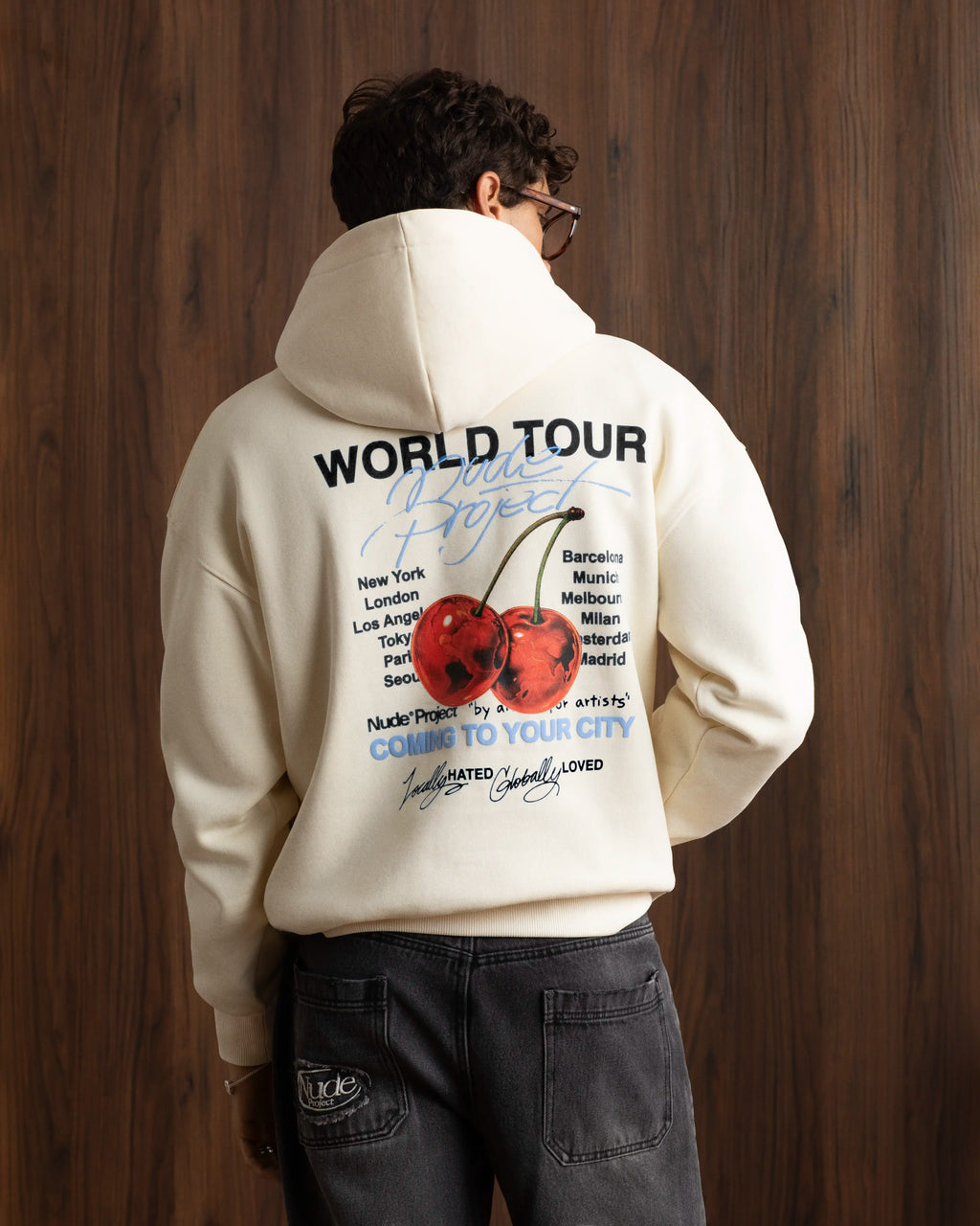 Sudadera Nude Tour Blanco Crema